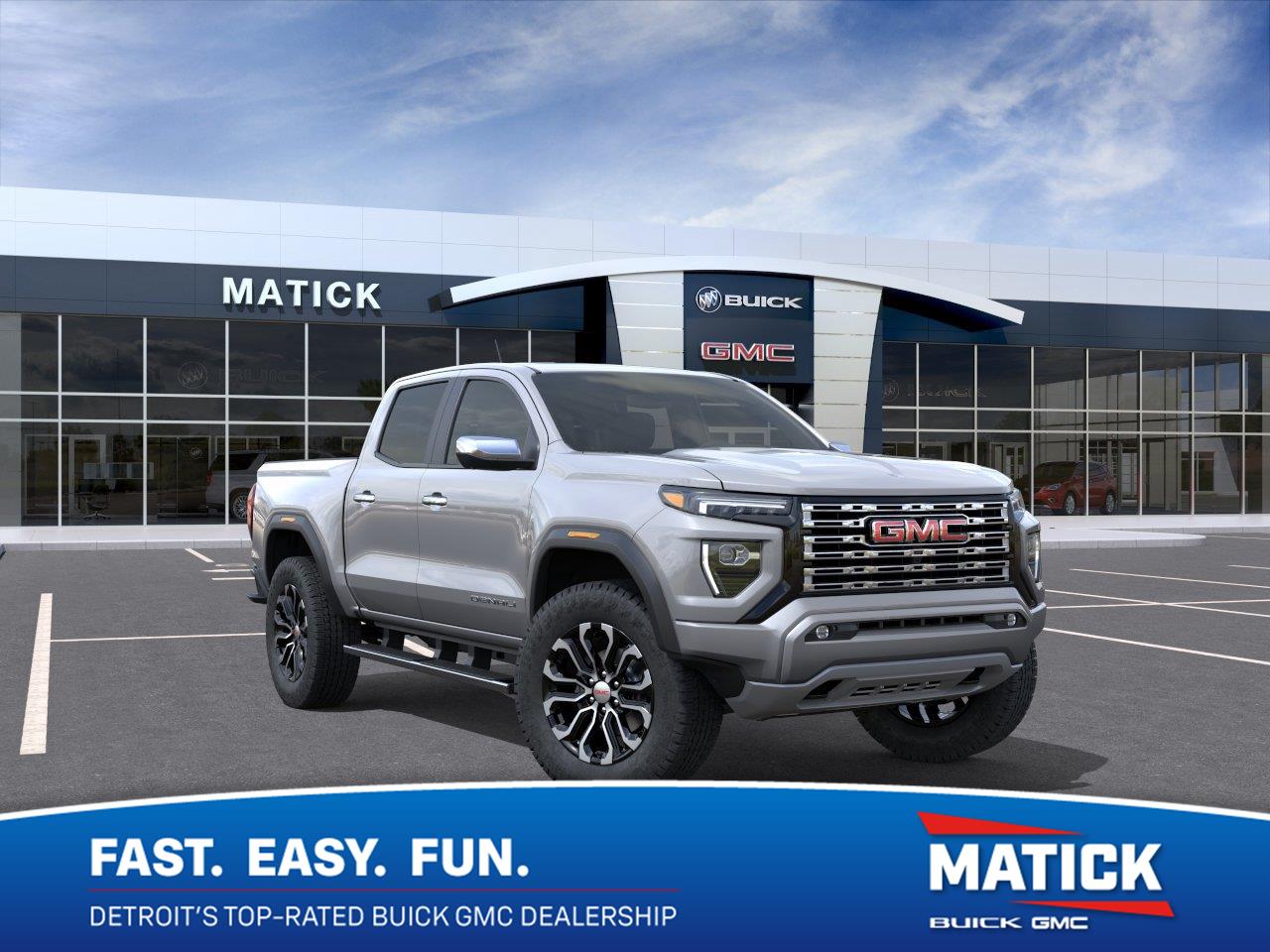 Sterling Metallic 2026 GMC Canyon Pickup Truck Four-Wheel Drive 8-Speed Automatic