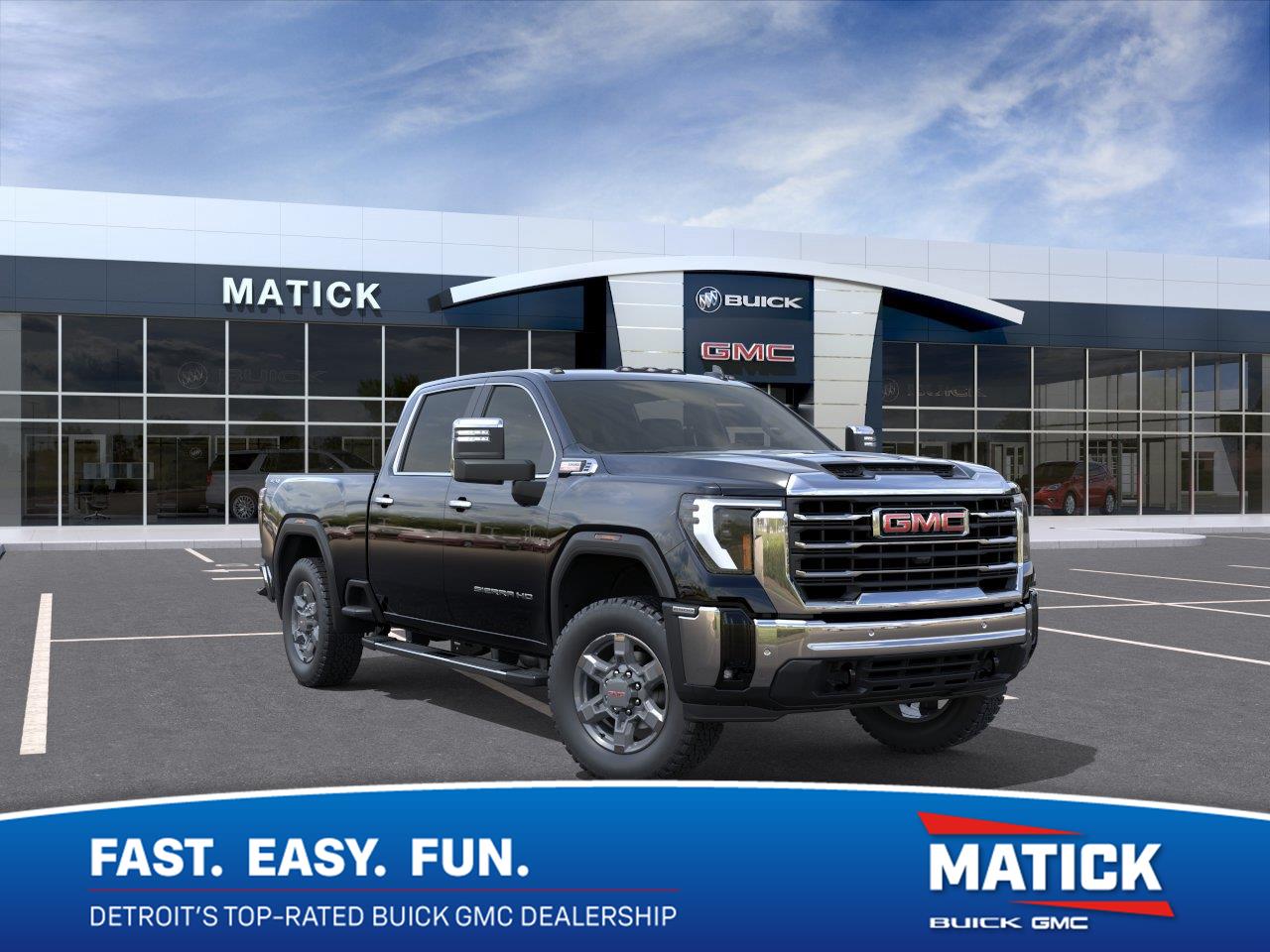 Onyx Black 2026 GMC Sierra 2500HD Pickup Truck Four-Wheel Drive Automatic