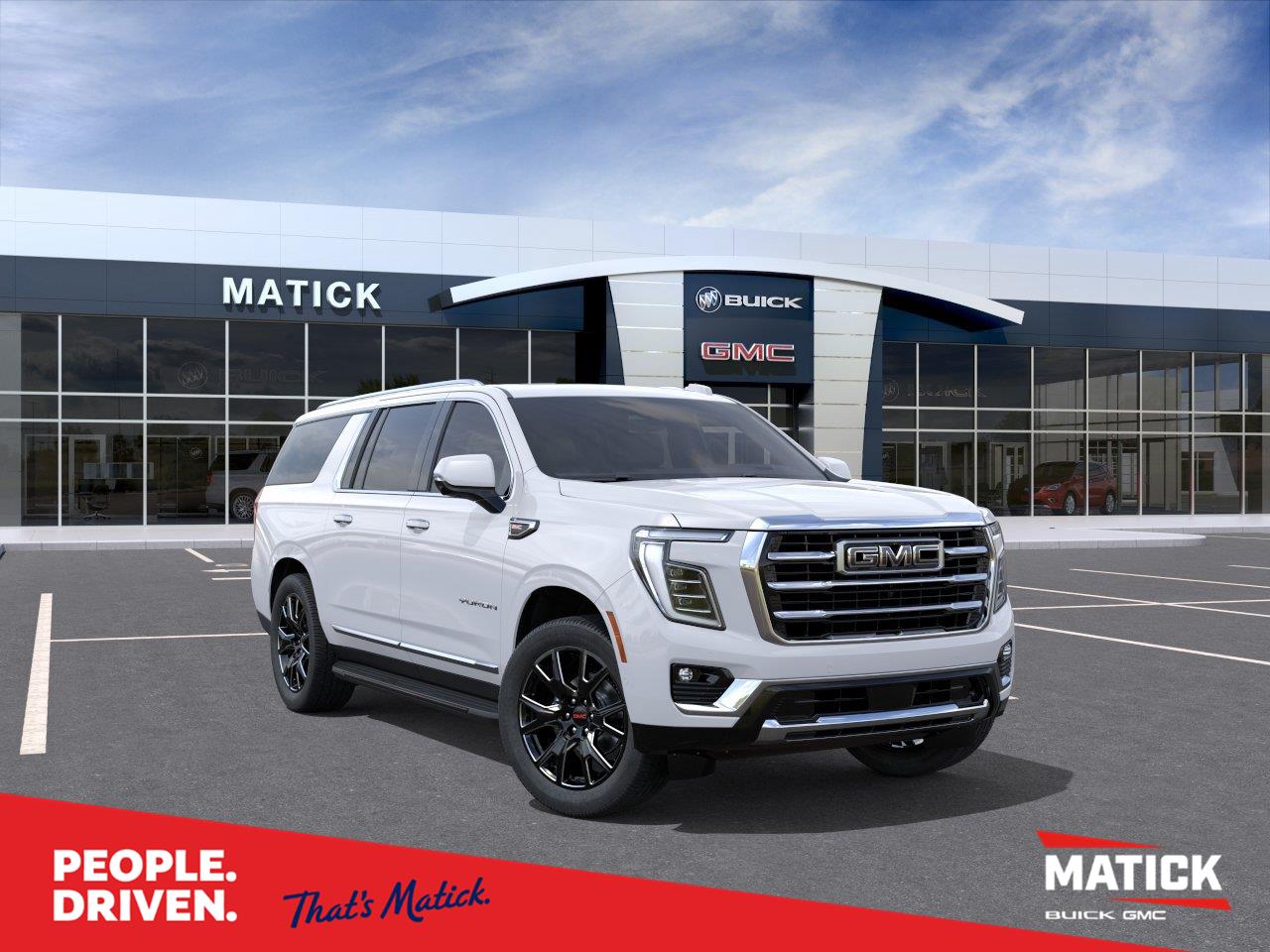 Summit White 2026 GMC Yukon XL SUV / Crossover Four-Wheel Drive Automatic
