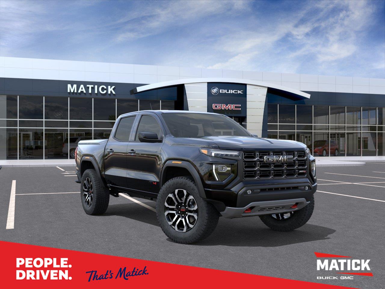 Onyx Black 2026 GMC Canyon Pickup Truck Four-Wheel Drive 8-Speed Automatic