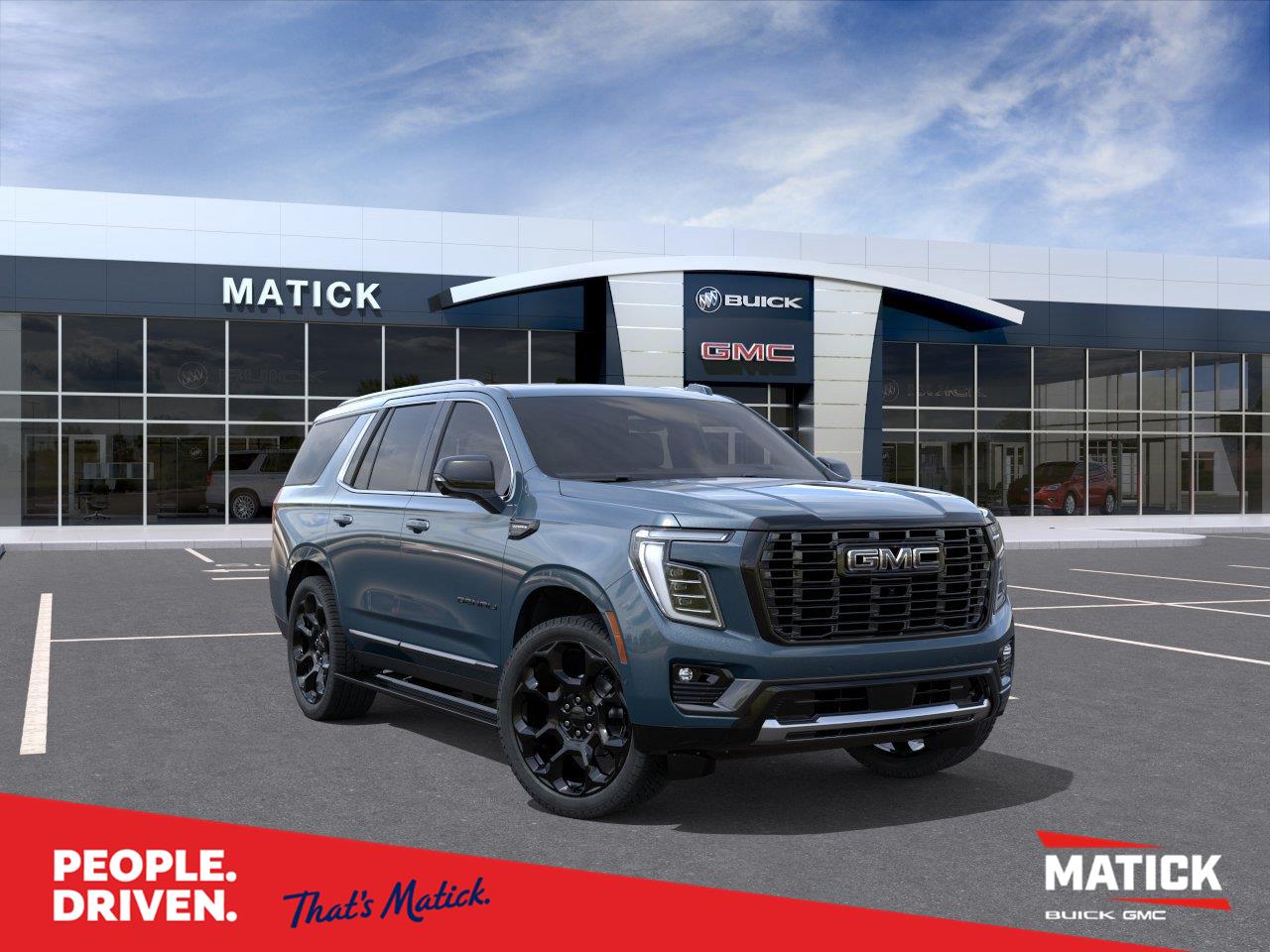Downpour Metallic 2027 GMC Yukon SUV / Crossover Four-Wheel Drive Automatic