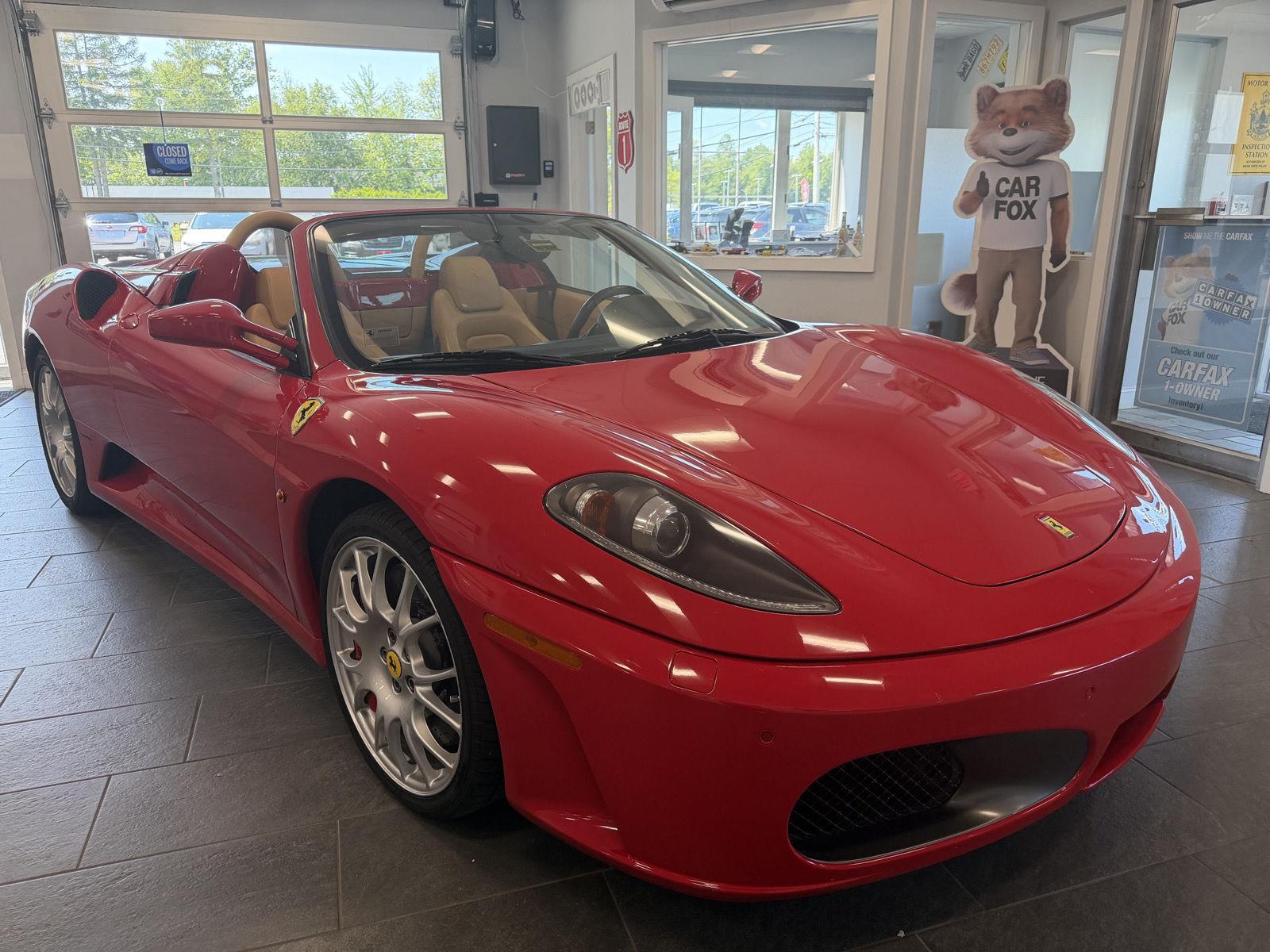 Red Corsa 2008 Ferrari F430 Spider Convertible Rear-Wheel Drive 6-Speed Manual