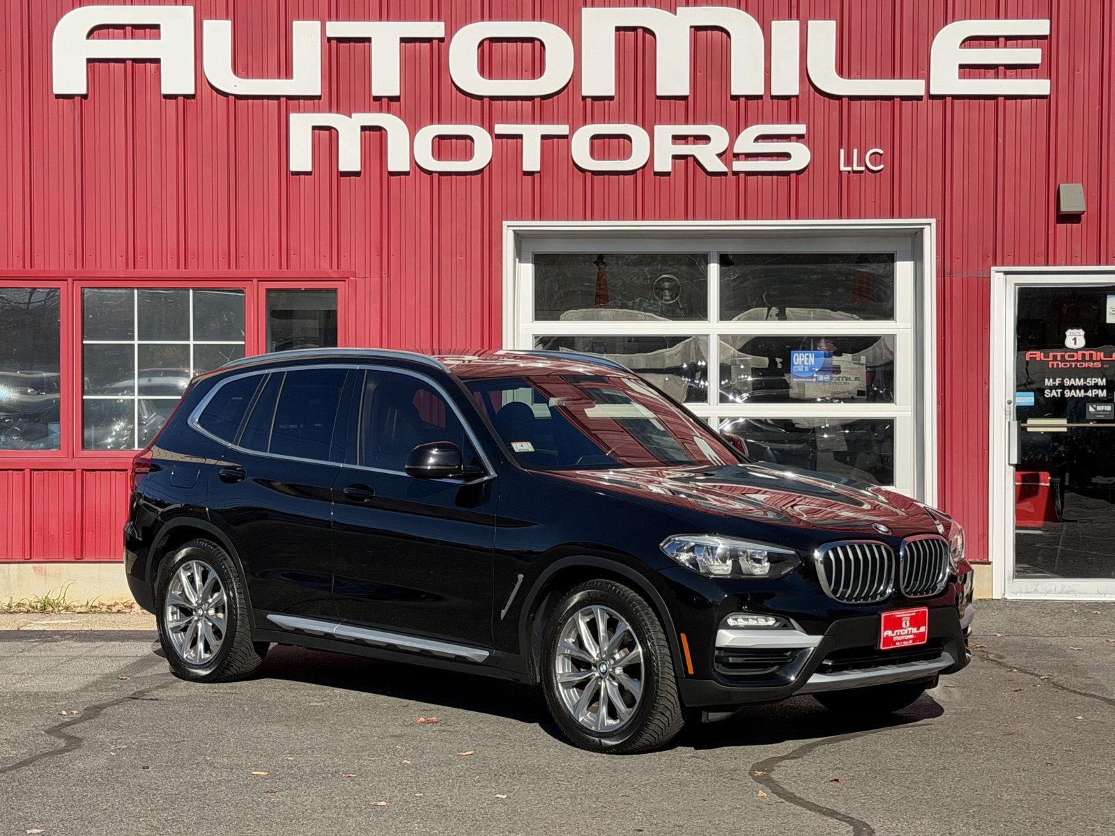 Jet Black 2018 BMW X3 SUV / Crossover All-Wheel Drive Automatic