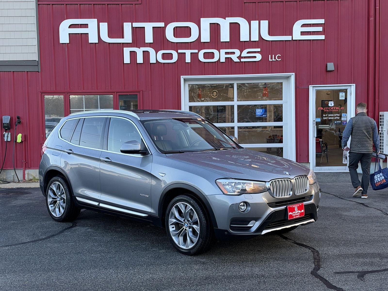 Space Gray Metallic 2016 BMW X3 SUV / Crossover All-Wheel Drive 8-Speed Automatic