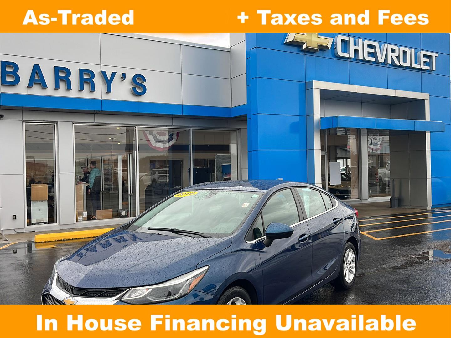 2019 Chevrolet Cruze LT Sedan FWD