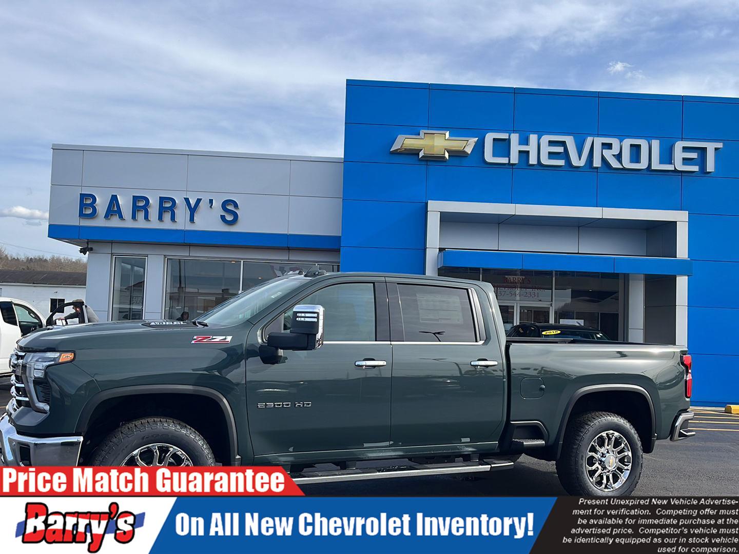 Cypress Gray 2026 Chevrolet Silverado 2500HD LTZ Crew Cab 4WD Pickup Truck Four-Wheel Drive Automatic