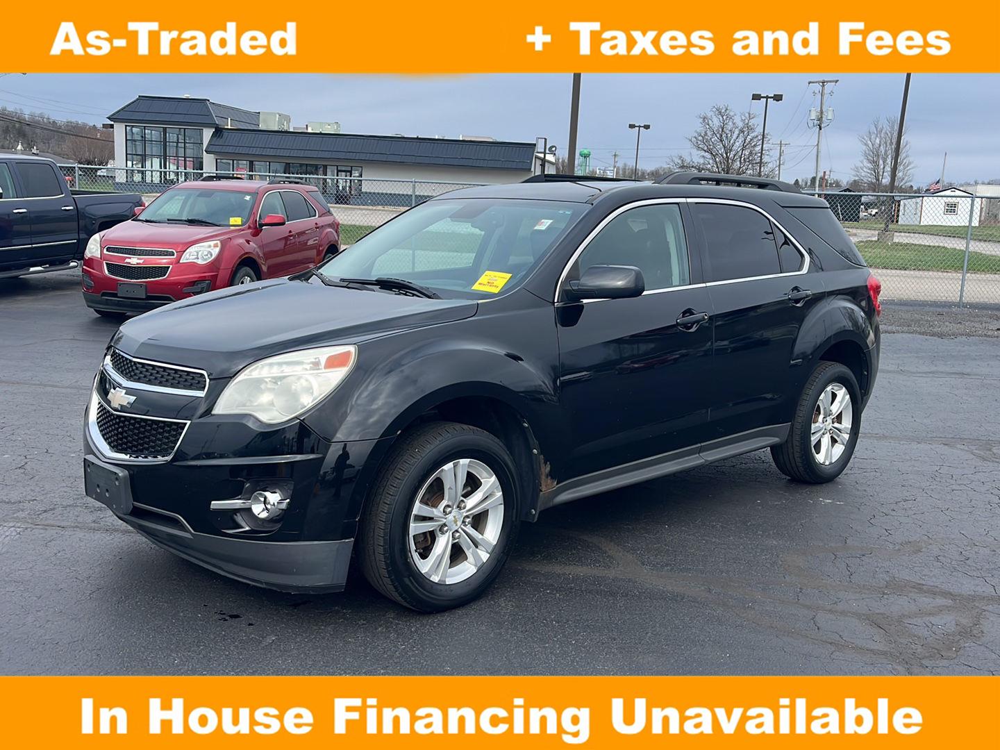 Black 2012 Chevrolet Equinox 2LT FWD SUV / Crossover Front-Wheel Drive 6-Speed Automatic Overdrive