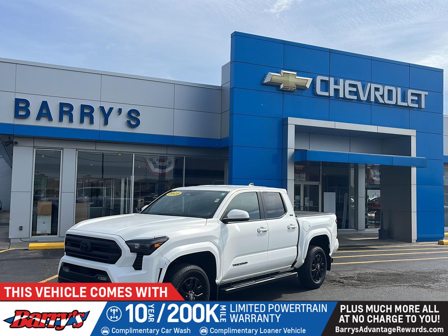 Ice Cap 2025 Toyota Tacoma SR5 Double Cab 4WD Pickup Truck Four-Wheel Drive 8-Speed Automatic