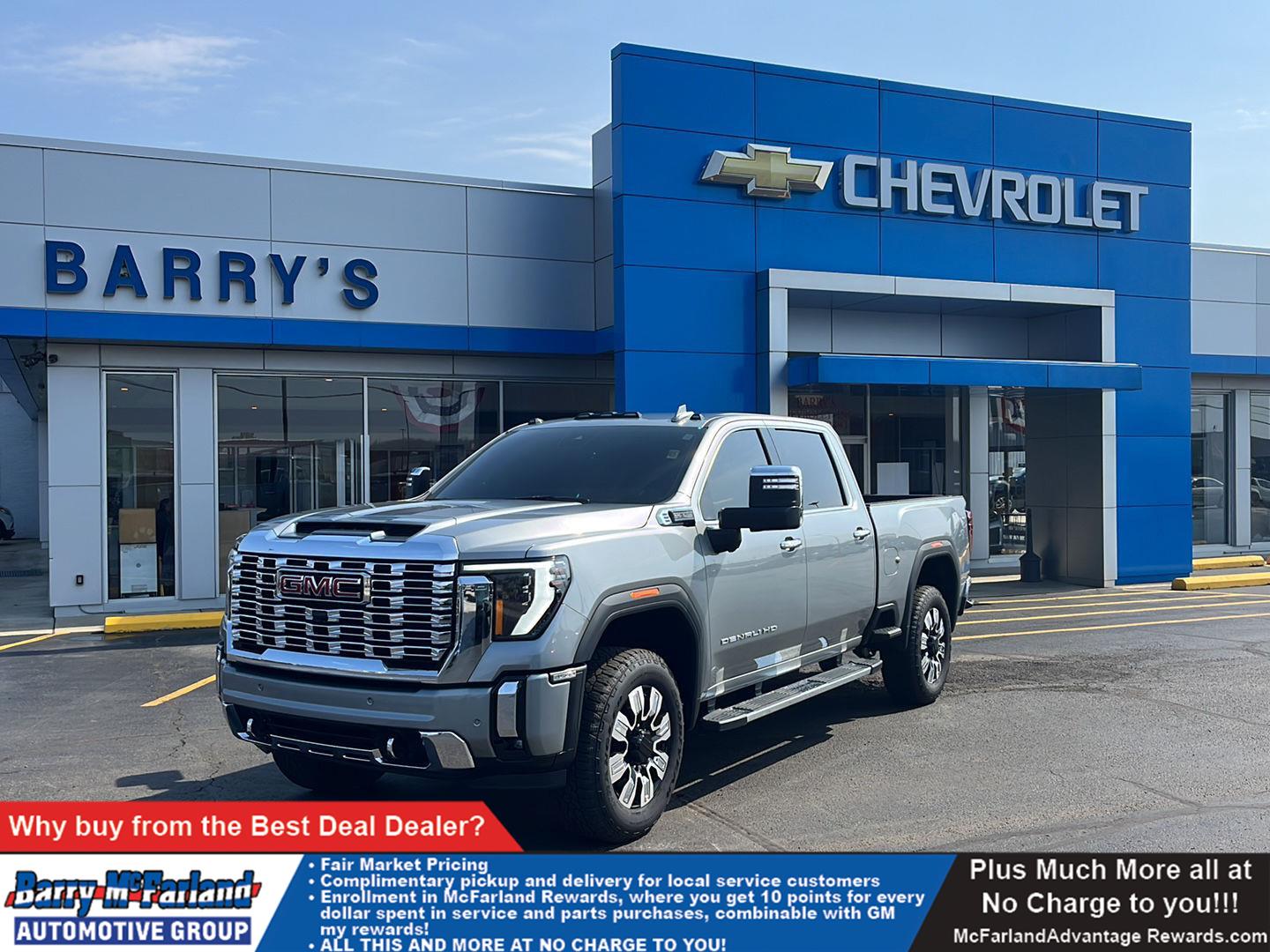 Sterling Metallic 2026 GMC Sierra 2500HD Denali Crew Cab 4WD Pickup Truck Four-Wheel Drive Automatic