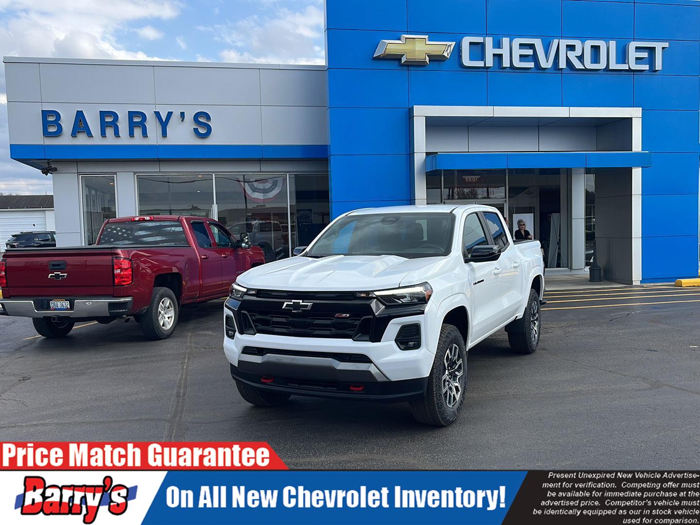 Summit White 2026 Chevrolet Colorado Z71 Crew Cab 4WD Pickup Truck Four-Wheel Drive 8-Speed Automatic