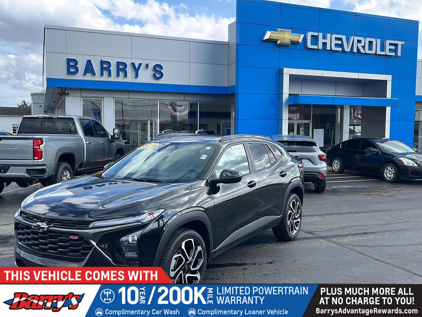 Mosaic Black Metallic 2024 Chevrolet Trax RS with 2RS FWD SUV / Crossover Front-Wheel Drive 6-Speed Automatic