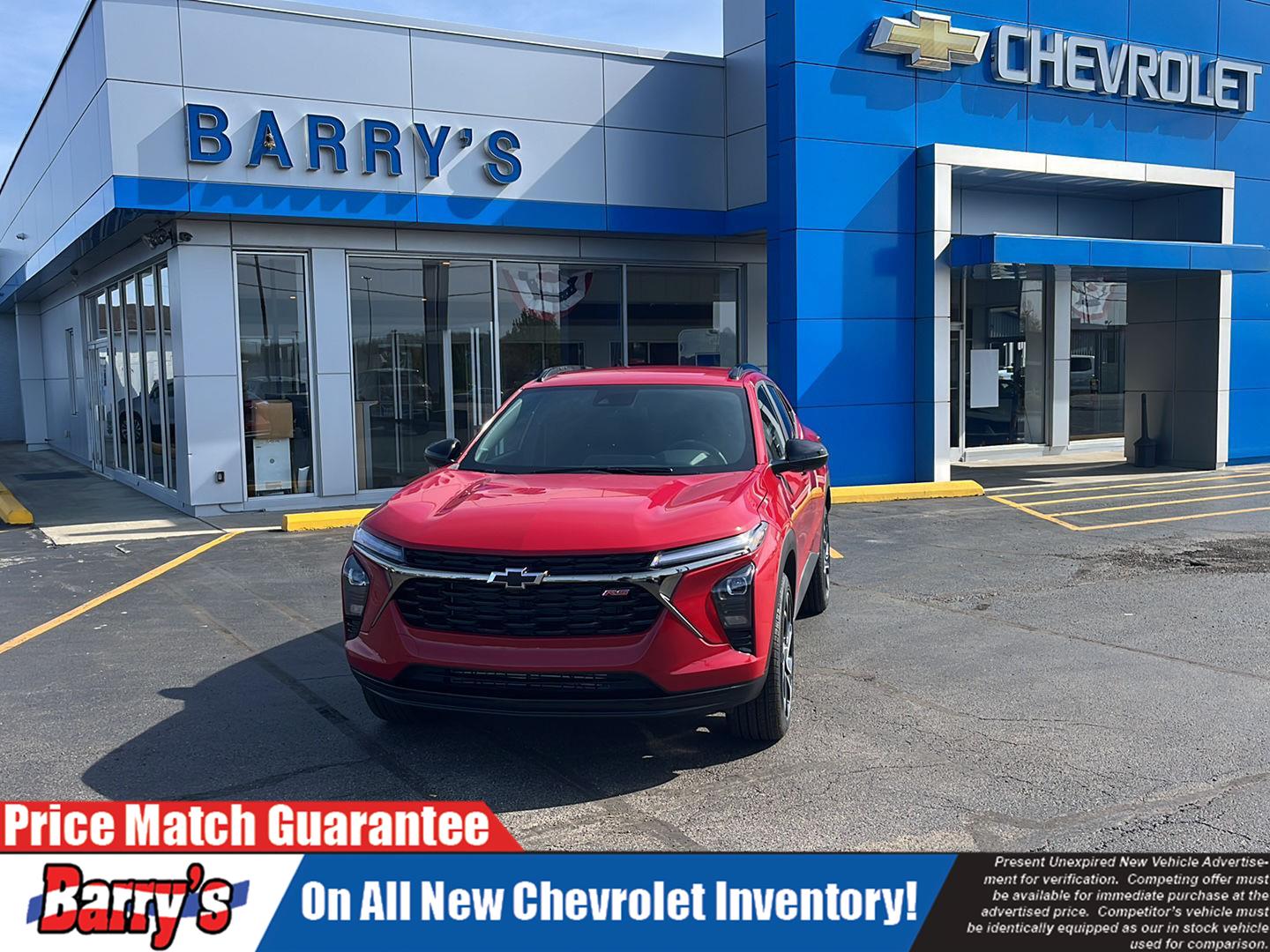 Apex Red 2026 Chevrolet Trax RS with 2RS FWD SUV / Crossover Front-Wheel Drive 6-Speed Automatic