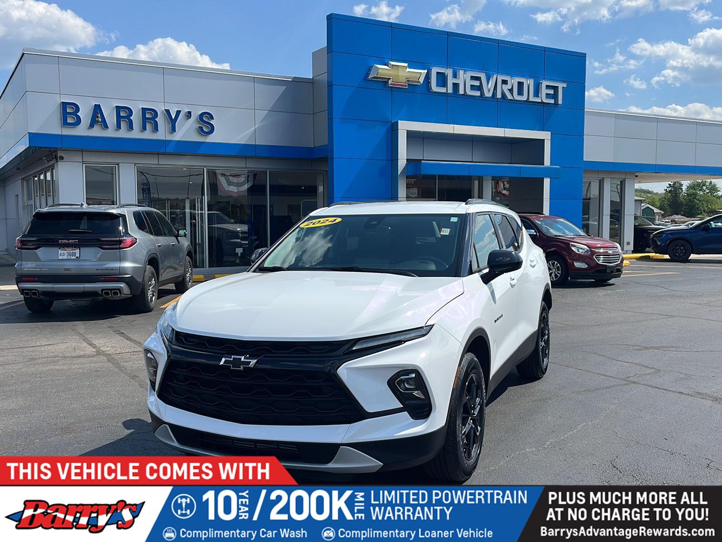 Summit White 2024 Chevrolet Blazer 2LT FWD SUV / Crossover Front-Wheel Drive 9-Speed Automatic