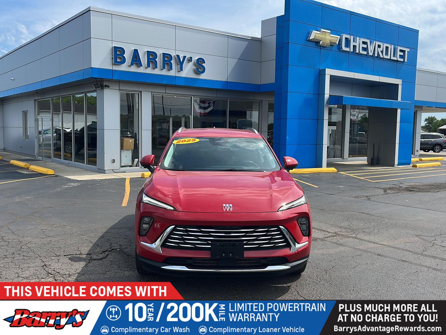 Brilliant Red 2025 Buick Envision Preferred AWD SUV / Crossover All-Wheel Drive 9-Speed Automatic