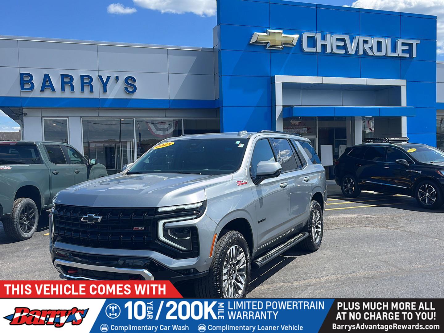 Sterling Gray Metallic 2025 Chevrolet Tahoe Z71 4WD SUV / Crossover Four-Wheel Drive Automatic