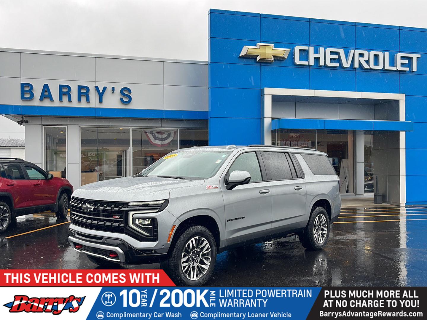 Sterling Gray Metallic 2025 Chevrolet Suburban Z71 4WD SUV / Crossover Four-Wheel Drive Automatic