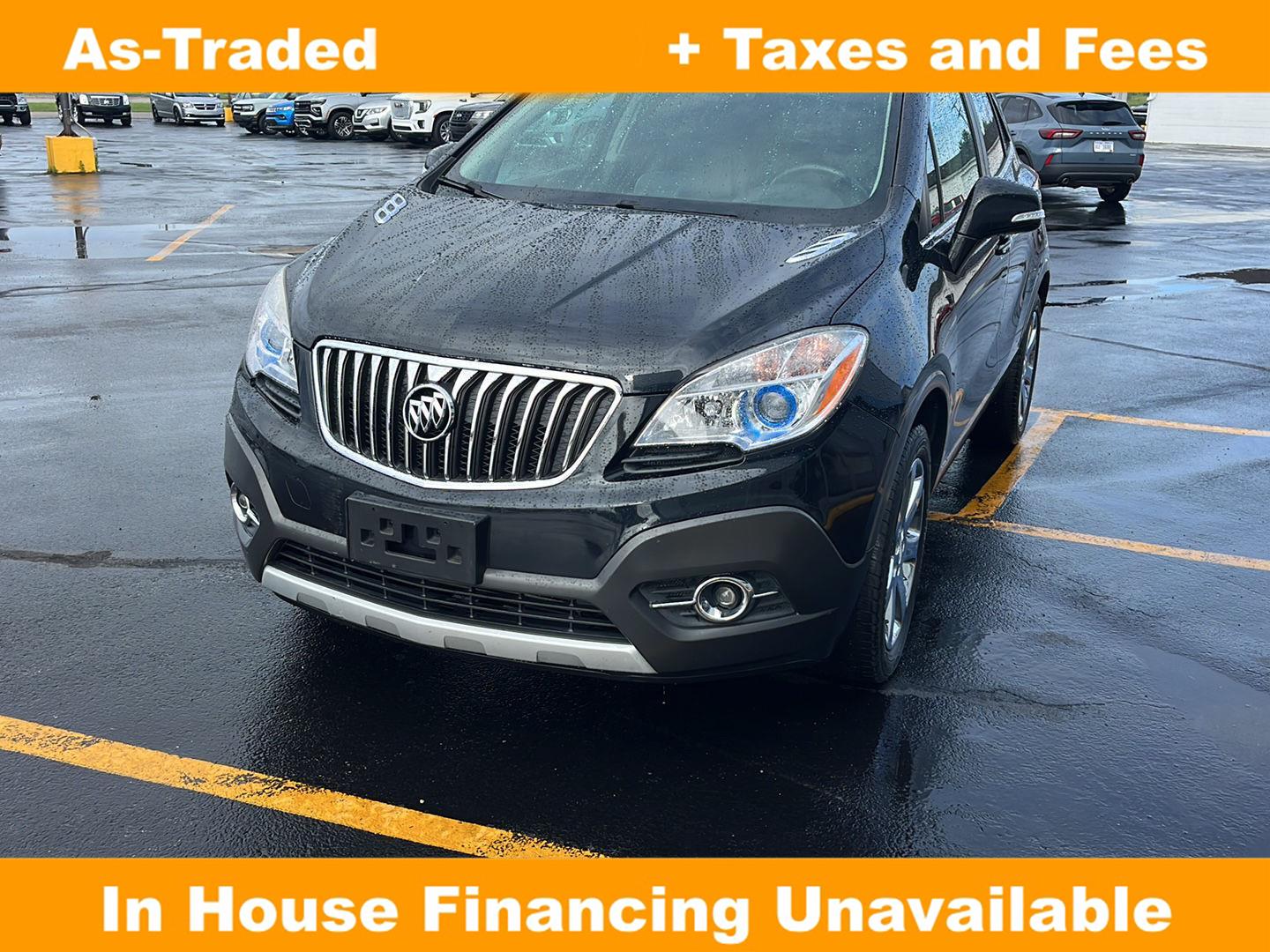 Carbon Black Metallic 2016 Buick Encore Leather AWD SUV / Crossover All-Wheel Drive 6-Speed Automatic Overdrive