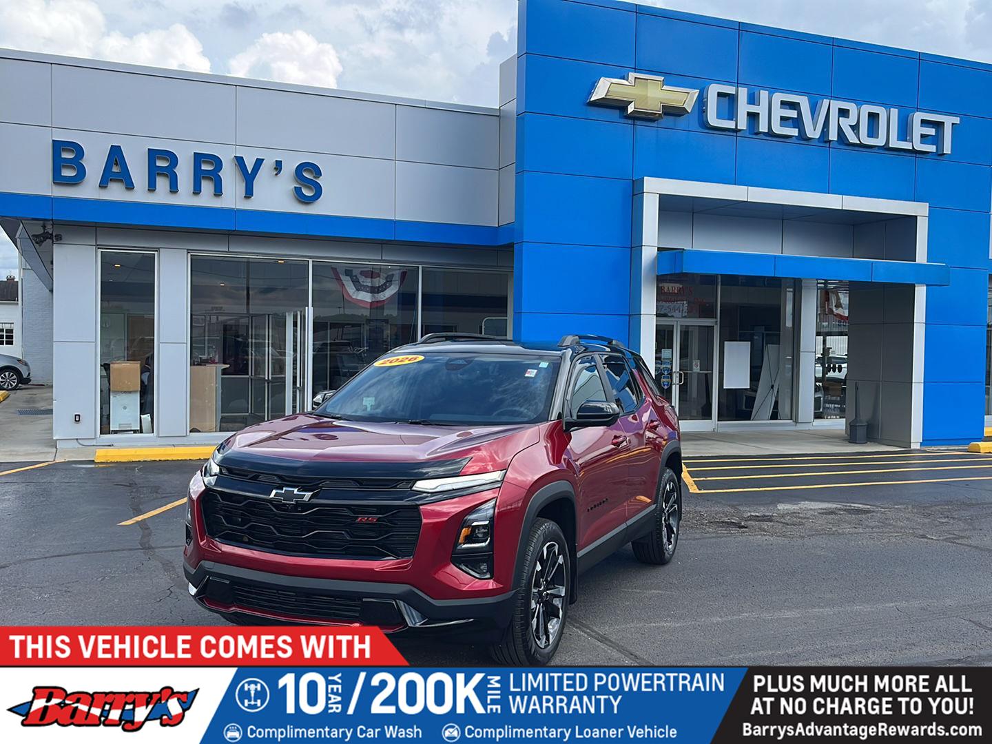 Radiant Red Tintcoat 2026 Chevrolet Equinox RS AWD SUV / Crossover Four-Wheel Drive 8-Speed Automatic