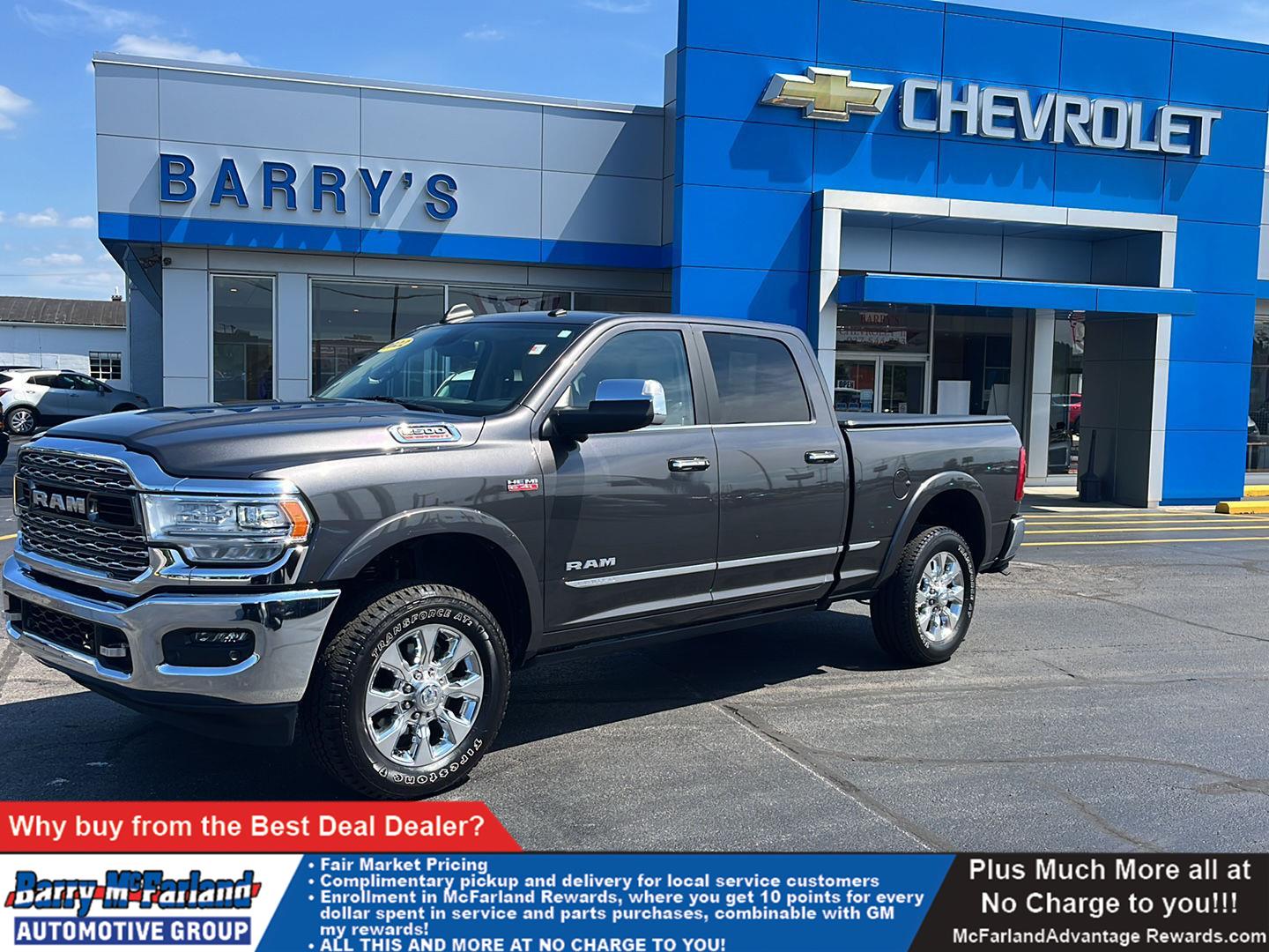 Gray (Granite Crystal Metallic Clearcoat) 2022 RAM 2500 Pickup Truck Four-Wheel Drive 8-Speed Automatic