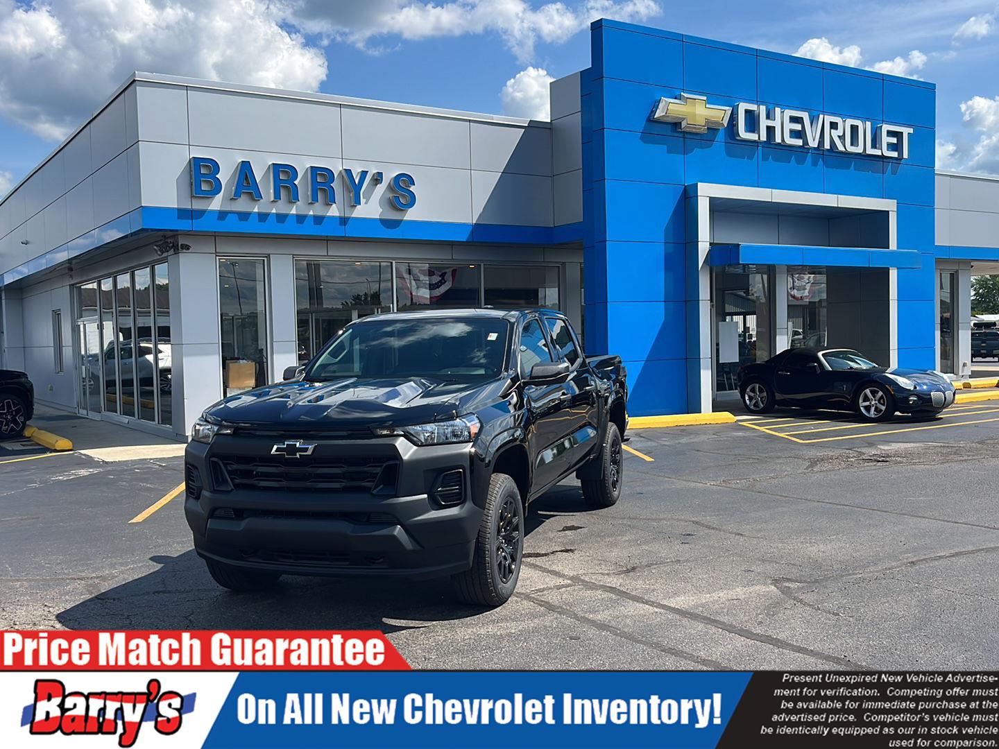 Black 2026 Chevrolet Colorado Pickup Truck Four-Wheel Drive 8-Speed Automatic