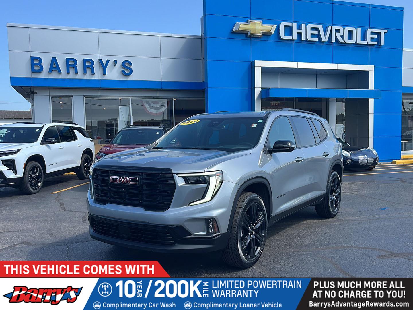 Sterling Metallic 2024 GMC Acadia SUV / Crossover Front-Wheel Drive 8-Speed Automatic