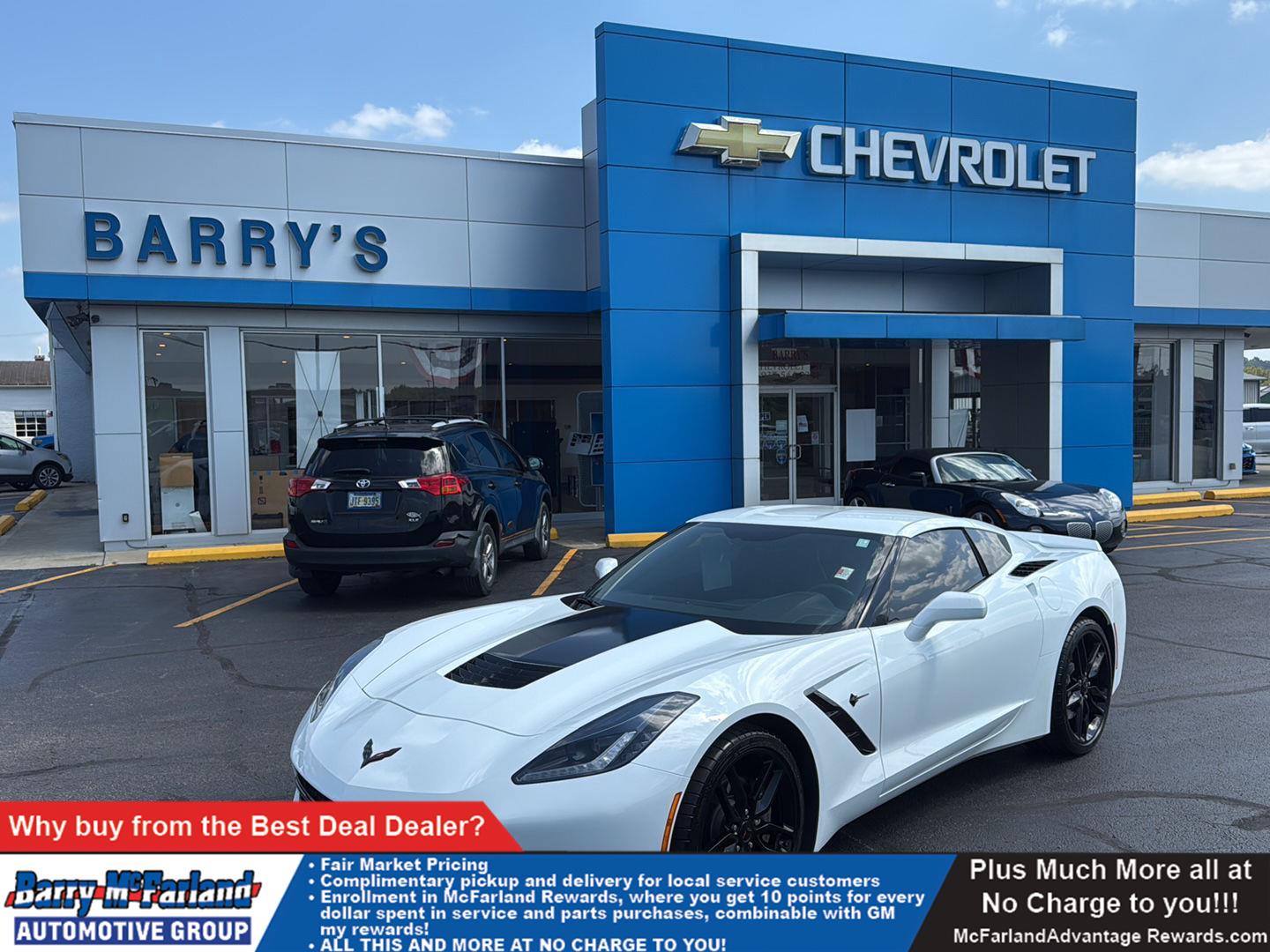 Arctic White 2019 Chevrolet Corvette Coupe Rear-Wheel Drive 8-Speed Automatic