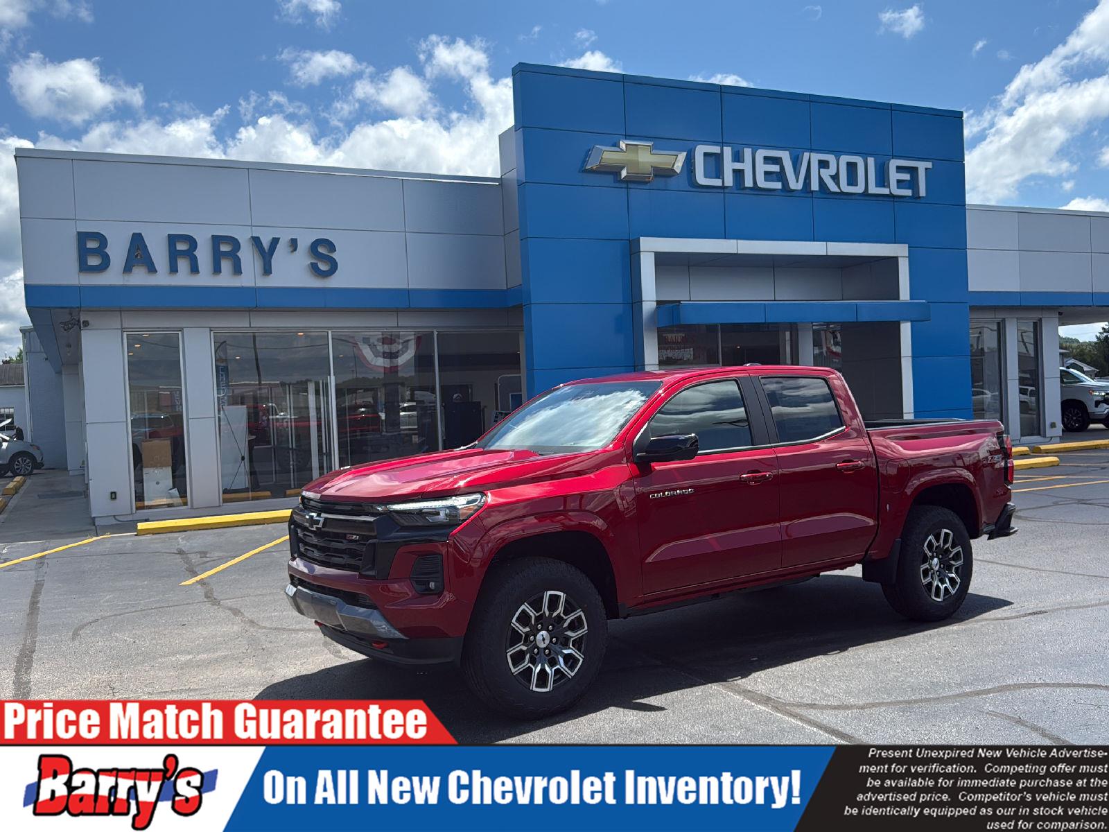 Radiant Red Tintcoat 2026 Chevrolet Colorado Pickup Truck Four-Wheel Drive 8-Speed Automatic