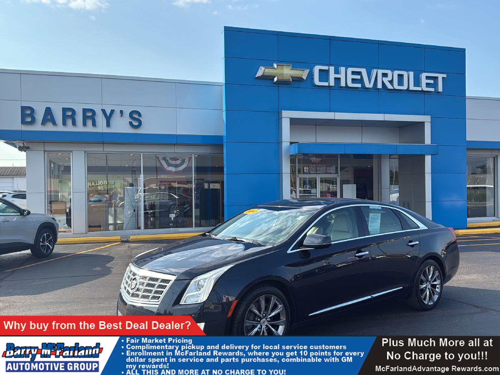 Sapphire Blue Metallic 2013 Cadillac XTS Sedan Front-Wheel Drive 6-Speed Automatic