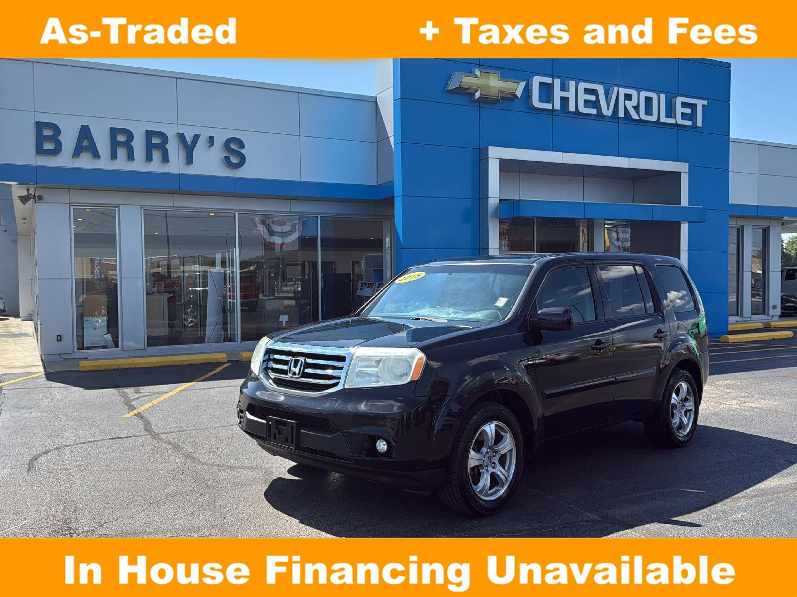 Crystal Black Pearl 2015 Honda Pilot SUV / Crossover Four-Wheel Drive Automatic