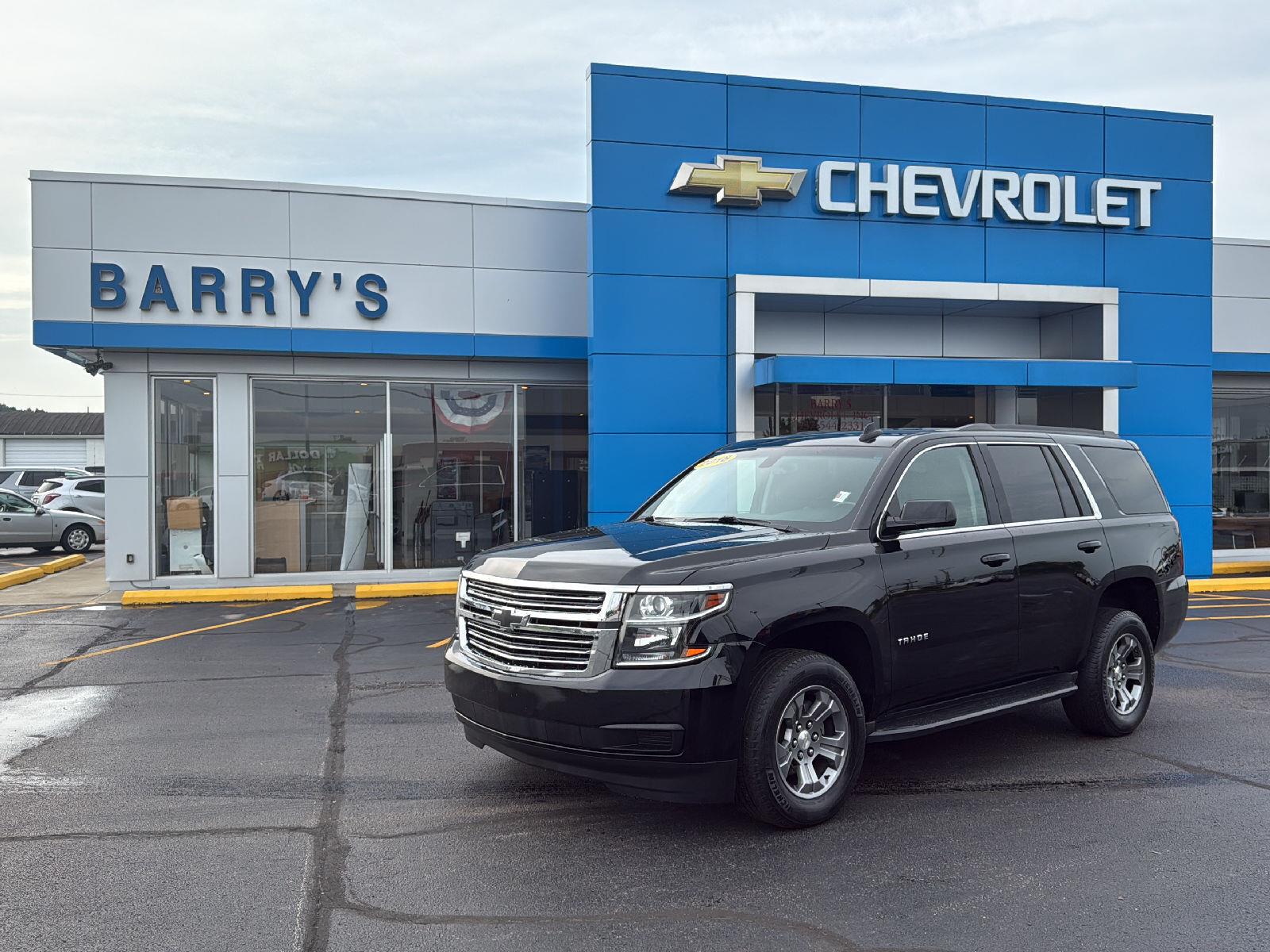 Black 2018 Chevrolet Tahoe SUV / Crossover Four-Wheel Drive 6-Speed Automatic
