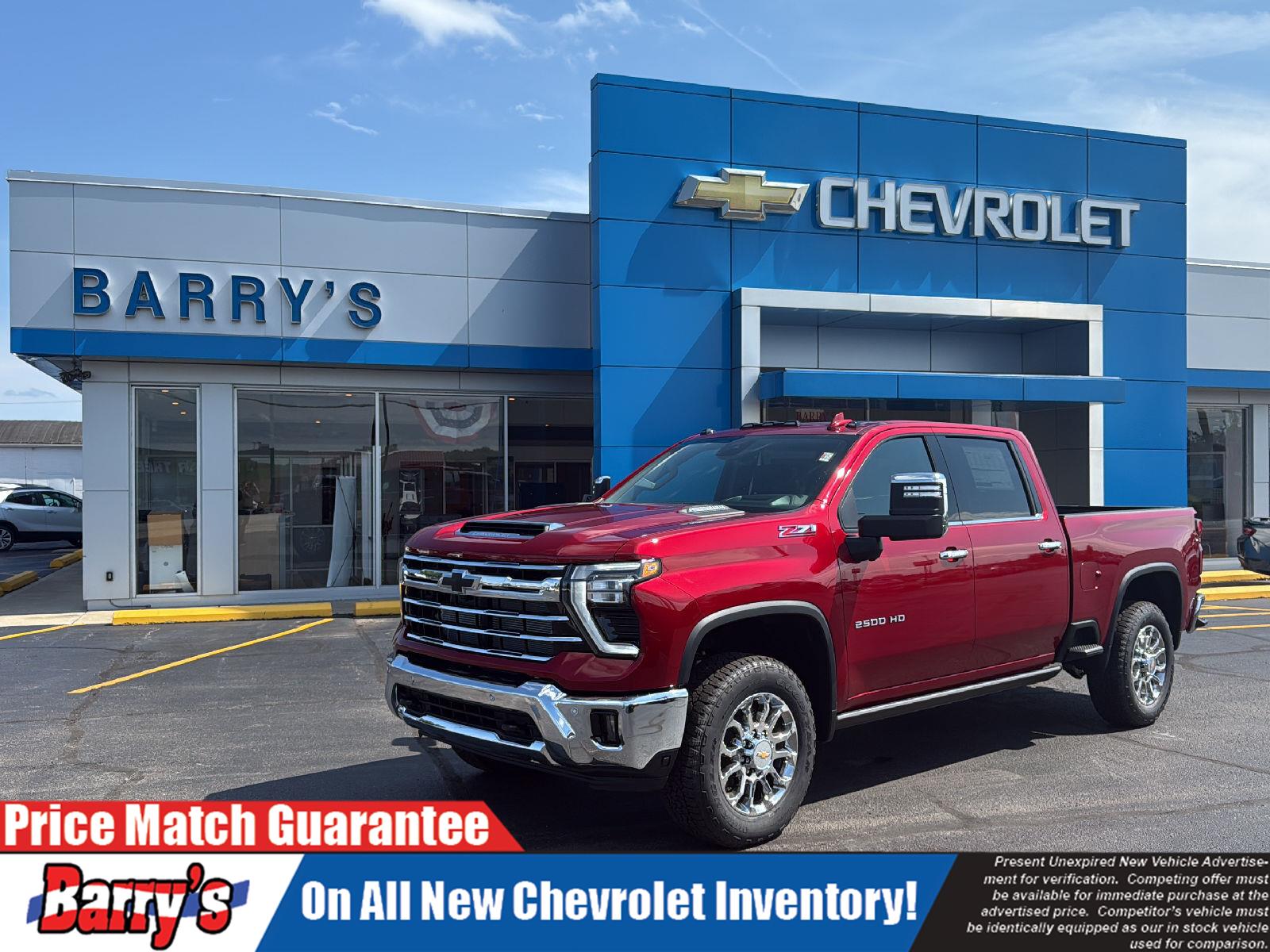 Radiant Red Tintcoat 2026 Chevrolet Silverado 2500HD Pickup Truck Four-Wheel Drive Automatic