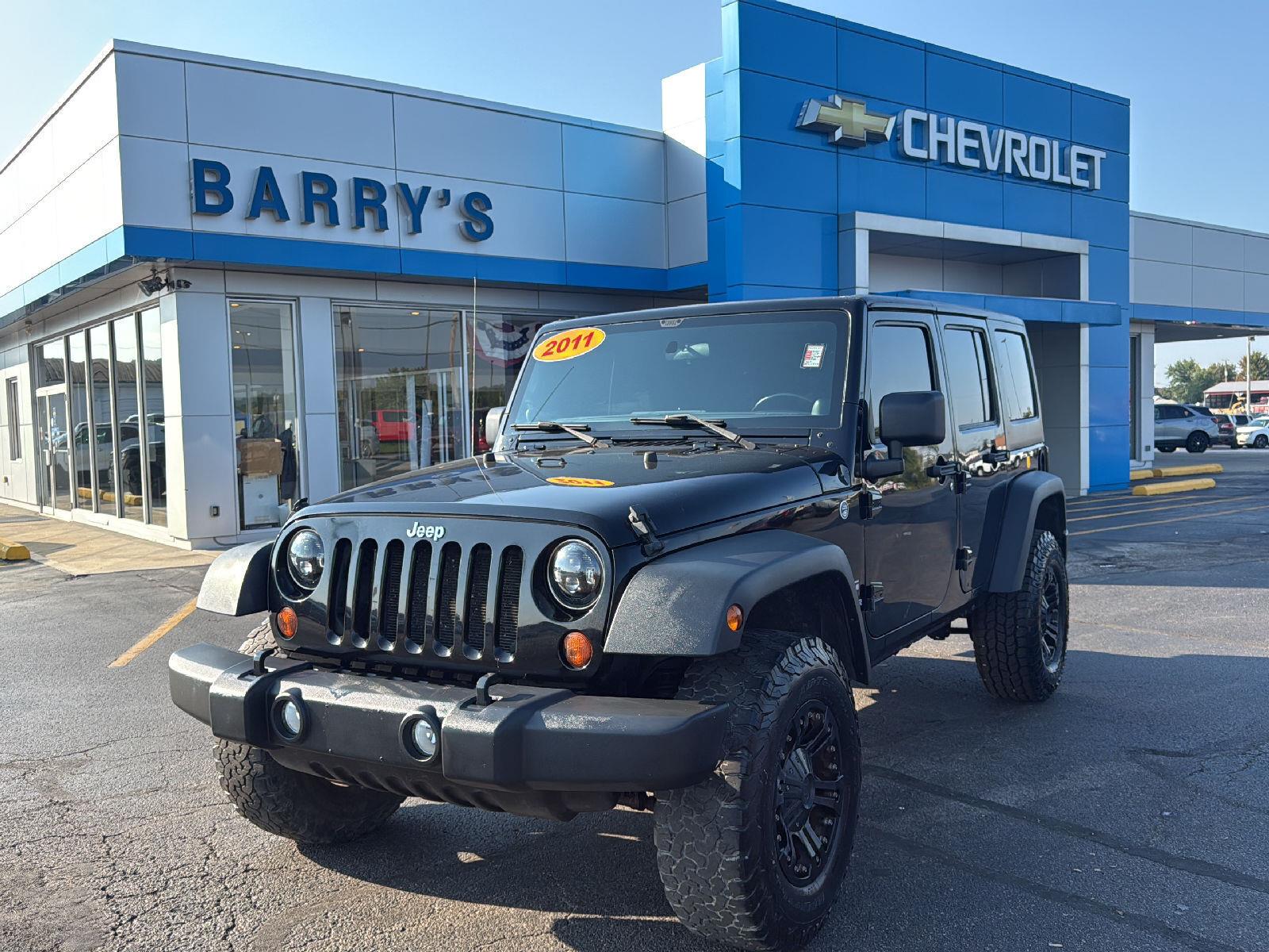 Black Clear Coat 2011 Jeep Wrangler SUV / Crossover Four-Wheel Drive 4-Speed Automatic