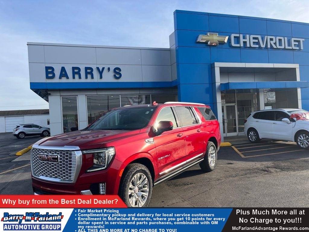 Volcanic Red Tintcoat 2023 GMC Yukon XL Denali 4WD SUV / Crossover Four-Wheel Drive Automatic