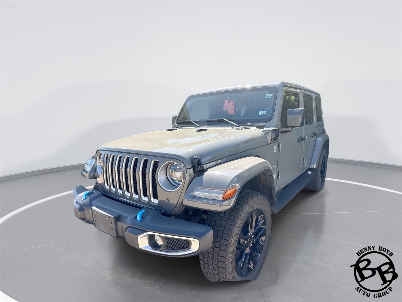 Sting-Gray Clearcoat 2023 Jeep Wrangler 4xe Sahara 4WD SUV / Crossover Four-Wheel Drive 8-Speed Automatic