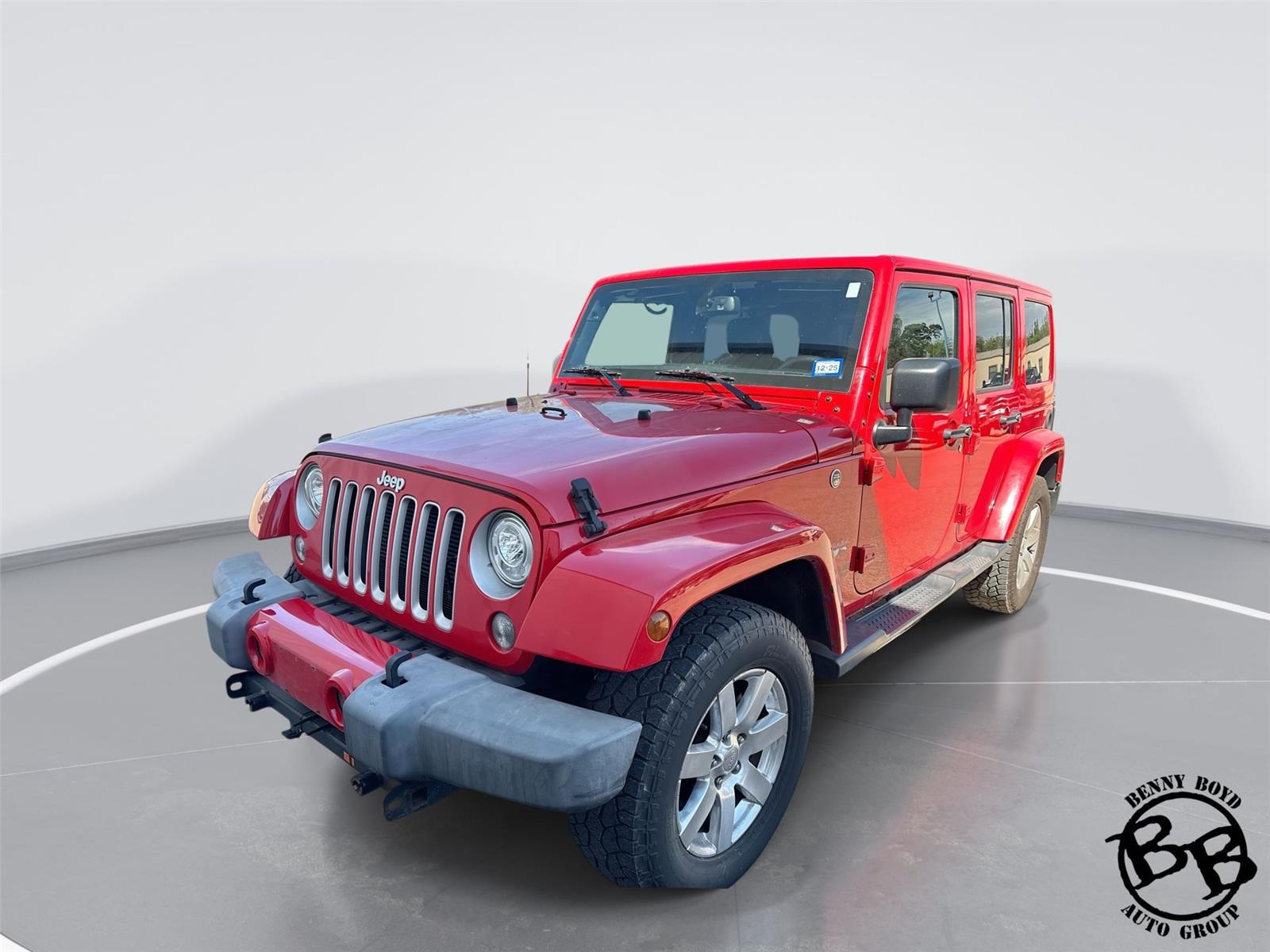 Firecracker Red Clearcoat 2017 Jeep Wrangler Unlimited Sahara 4WD SUV / Crossover Four-Wheel Drive 5-Speed Automatic
