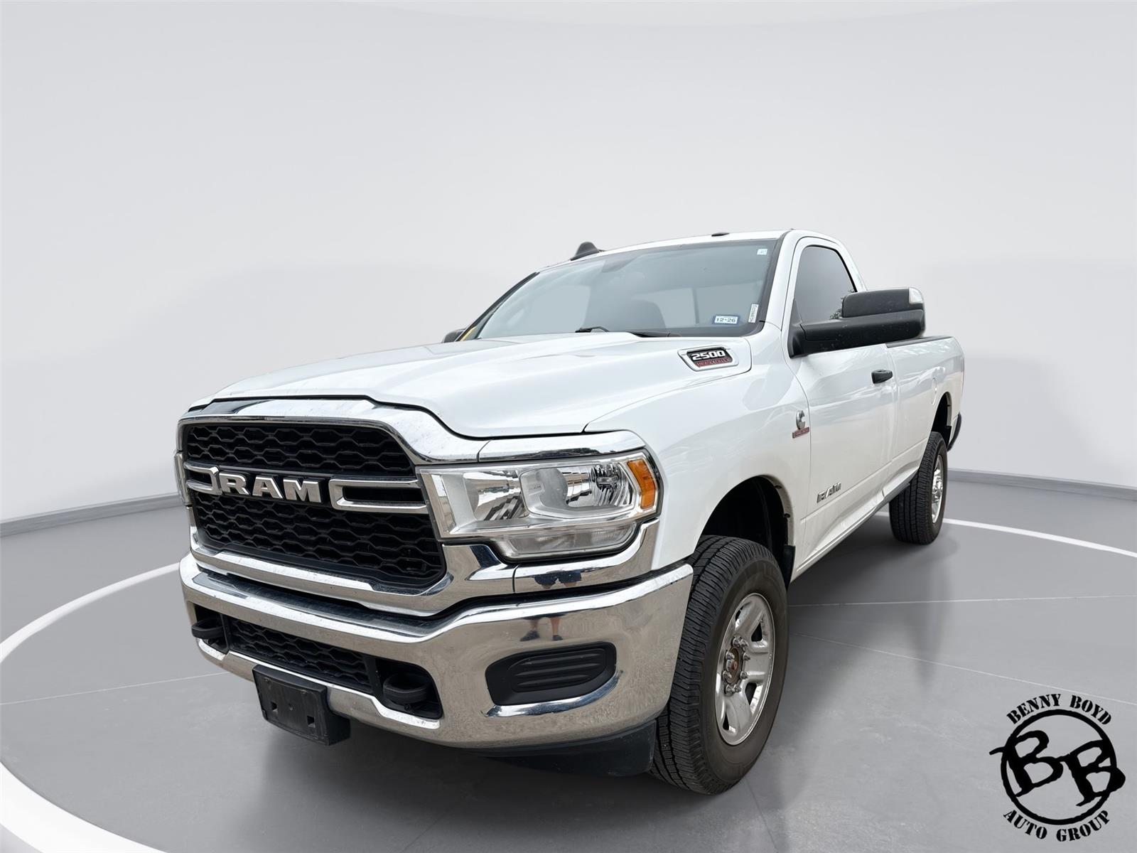 Bright White Clearcoat 2022 RAM 2500 Tradesman LB 4WD Pickup Truck Four-Wheel Drive 6-Speed Automatic