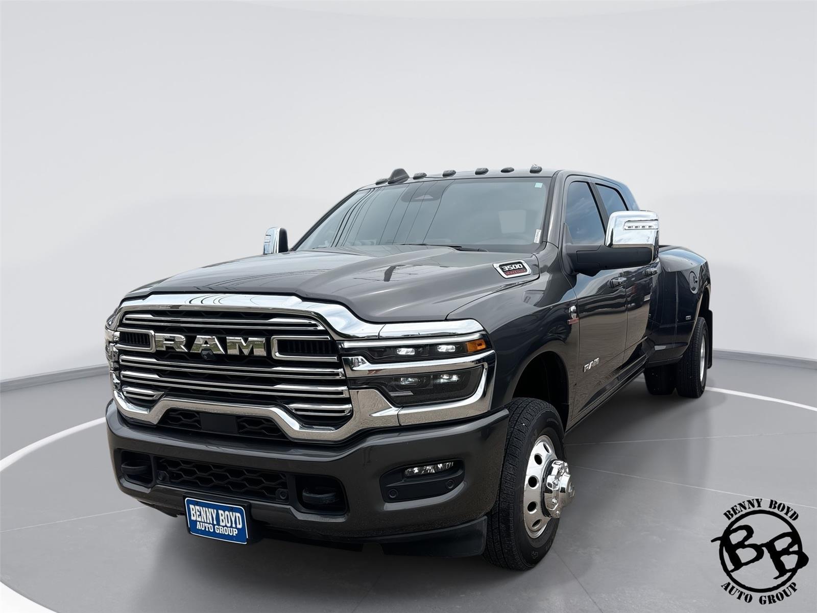 Gray (Granite Crystal Metallic Clearcoat) 2025 RAM 3500 Pickup Truck Four-Wheel Drive 8-Speed Automatic
