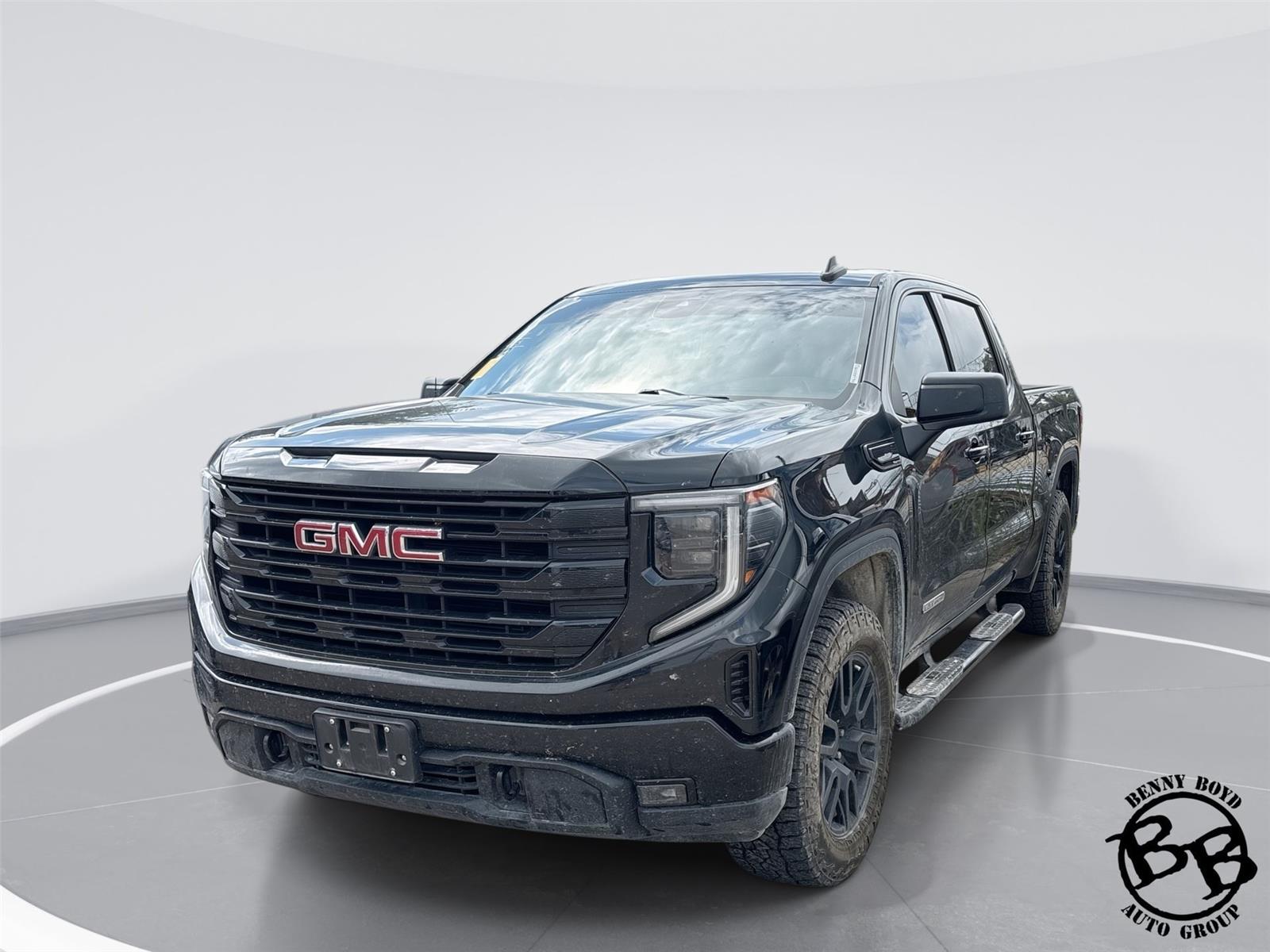 Onyx Black 2024 GMC Sierra 1500 Elevation Crew Cab RWD Pickup Truck 4X2 8-Speed Automatic