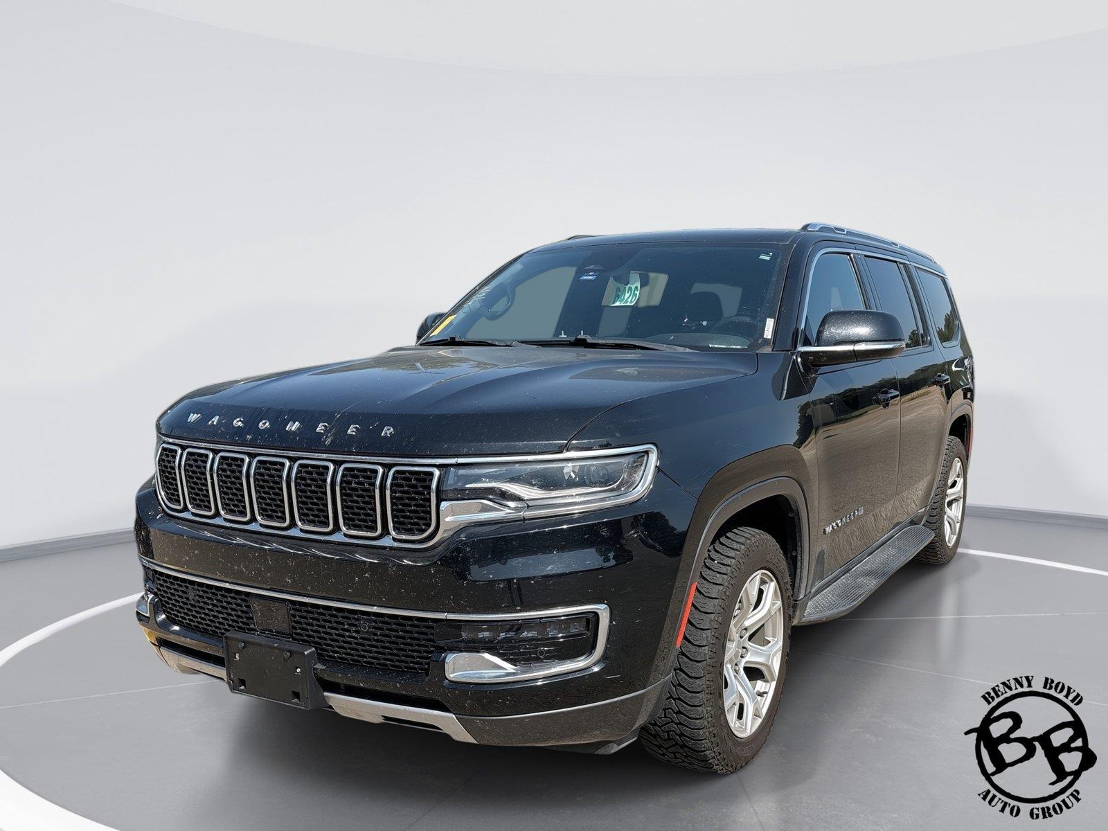Diamond Black Crystal Pearlcoat 2022 Jeep Wagoneer SUV / Crossover Four-Wheel Drive 8-Speed Automatic