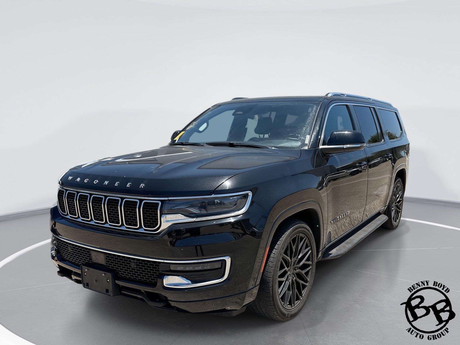 Diamond Black Crystal Pearlcoat 2024 Jeep Wagoneer L SUV / Crossover Four-Wheel Drive 8-Speed Automatic