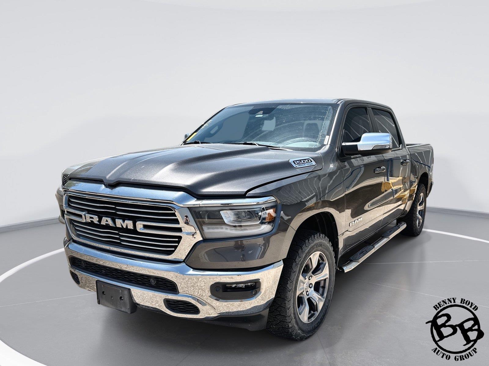 Gray (Granite Crystal Metallic Clearcoat) 2023 RAM 1500 Pickup Truck Four-Wheel Drive 8-Speed Automatic