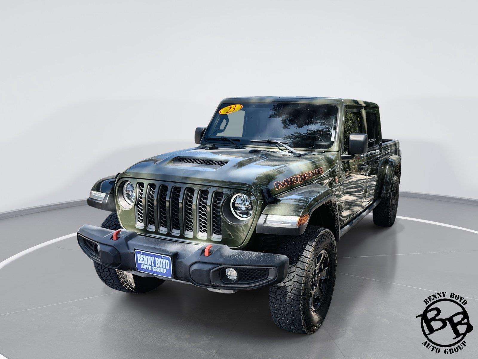 Sarge Green Clearcoat 2023 Jeep Gladiator Pickup Truck Four-Wheel Drive 8-Speed Automatic