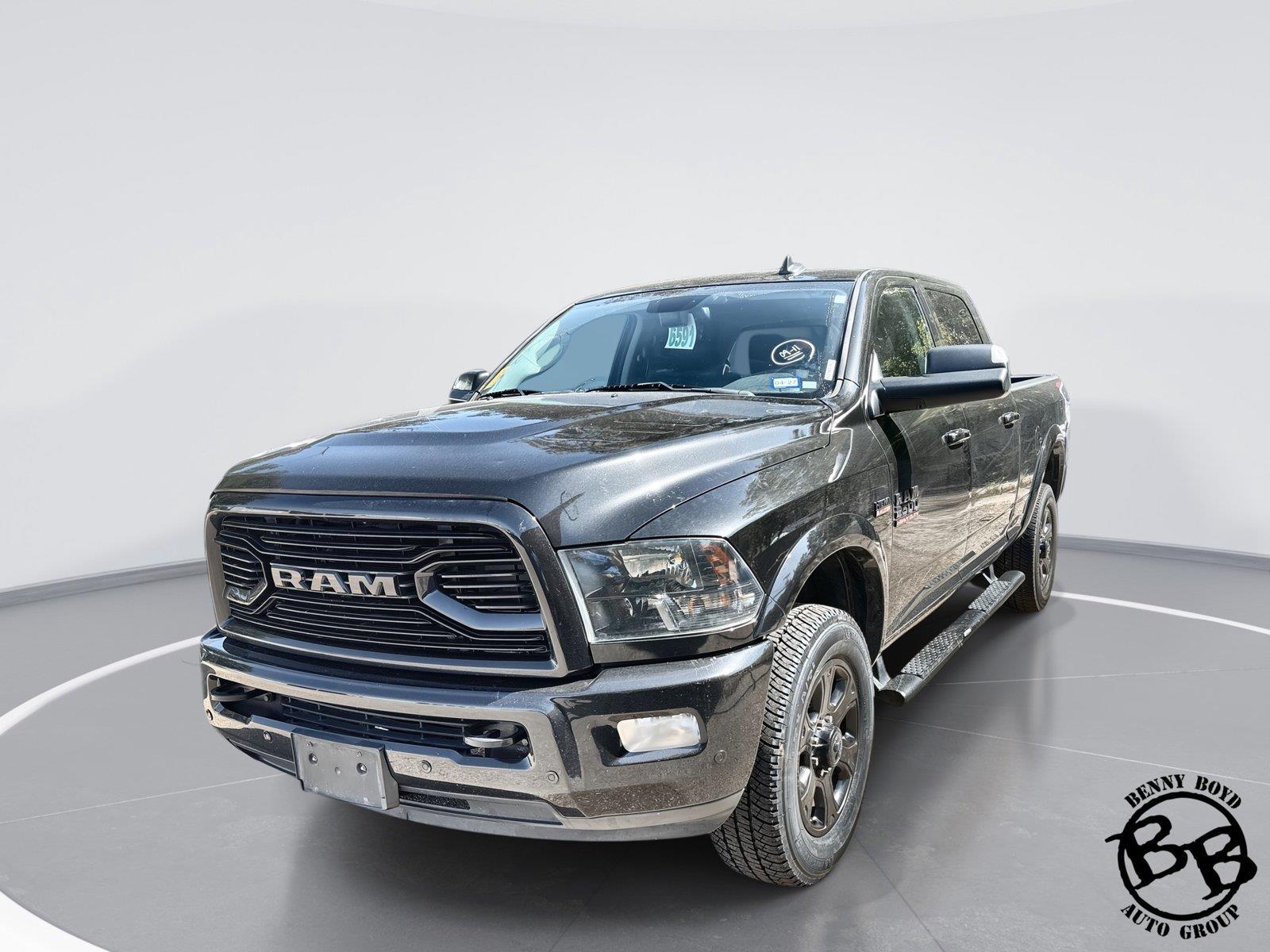 Brilliant Black Crystal Pearlcoat 2018 RAM 2500 Pickup Truck Four-Wheel Drive 6-Speed Automatic