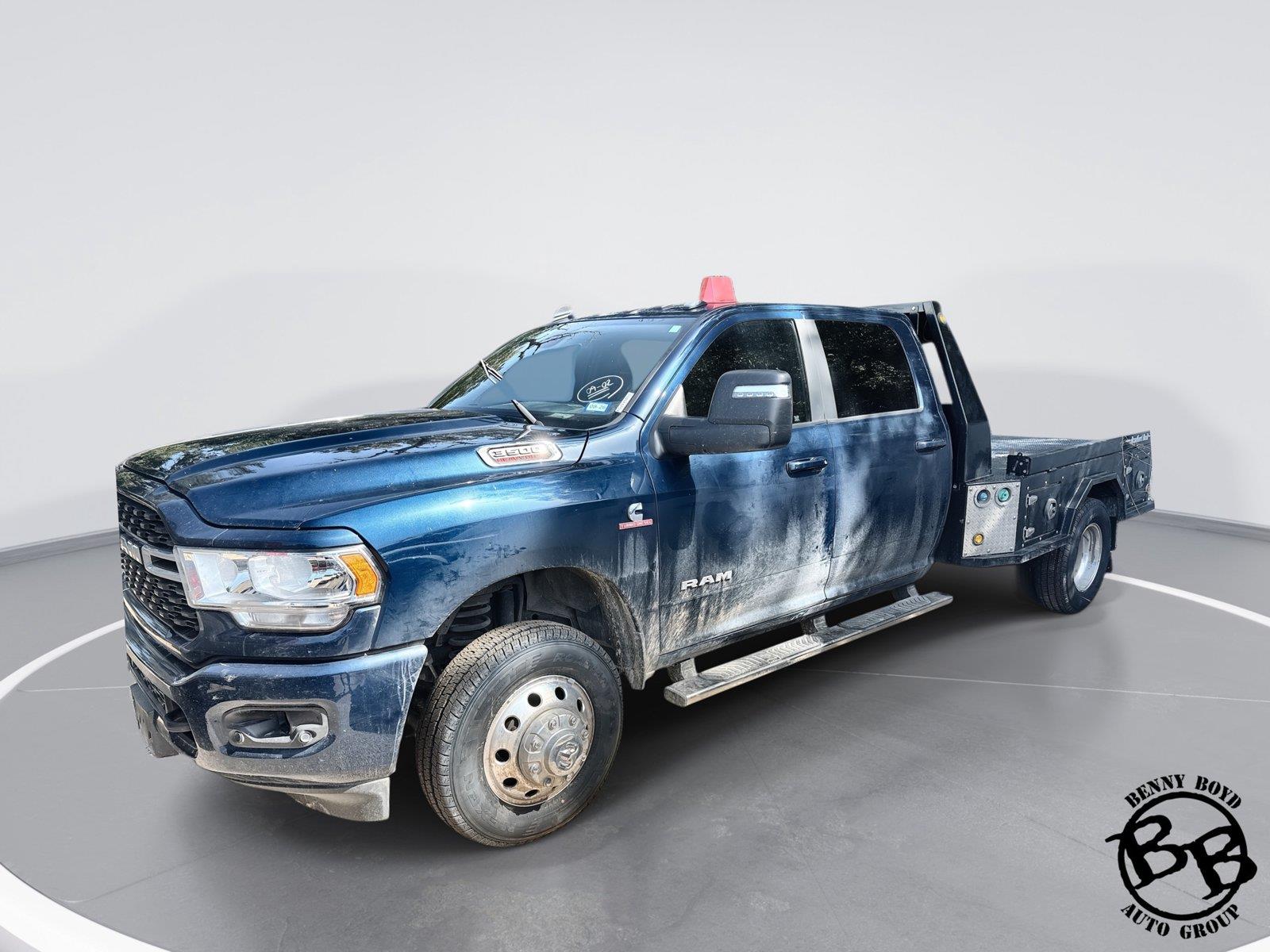 Patriot Blue Pearlcoat 2024 RAM 3500 Pickup Truck Four-Wheel Drive 6-Speed Automatic