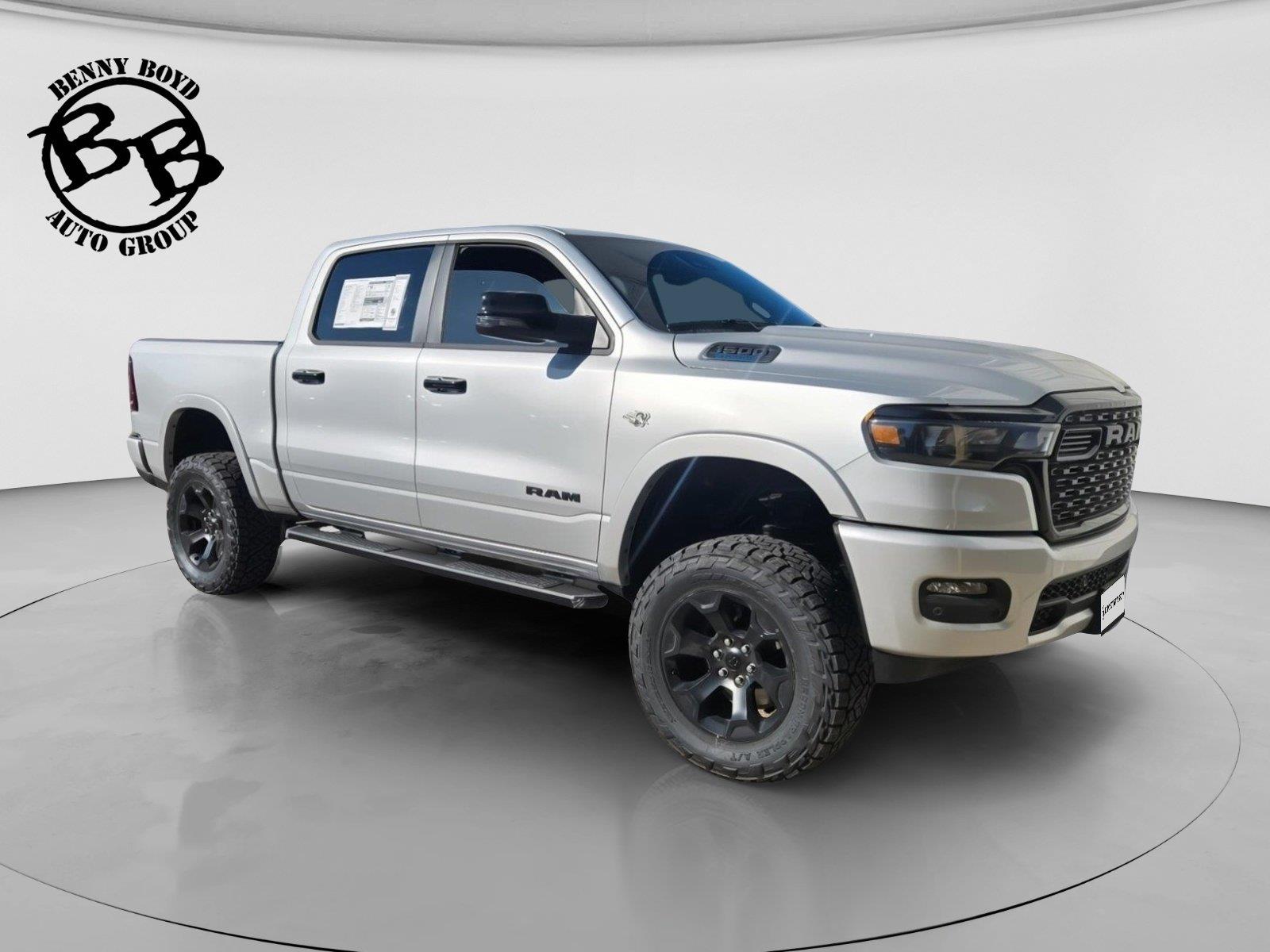 Billet Silver Metallic Clearcoat 2026 RAM 1500 Pickup Truck Four-Wheel Drive 8-Speed Automatic