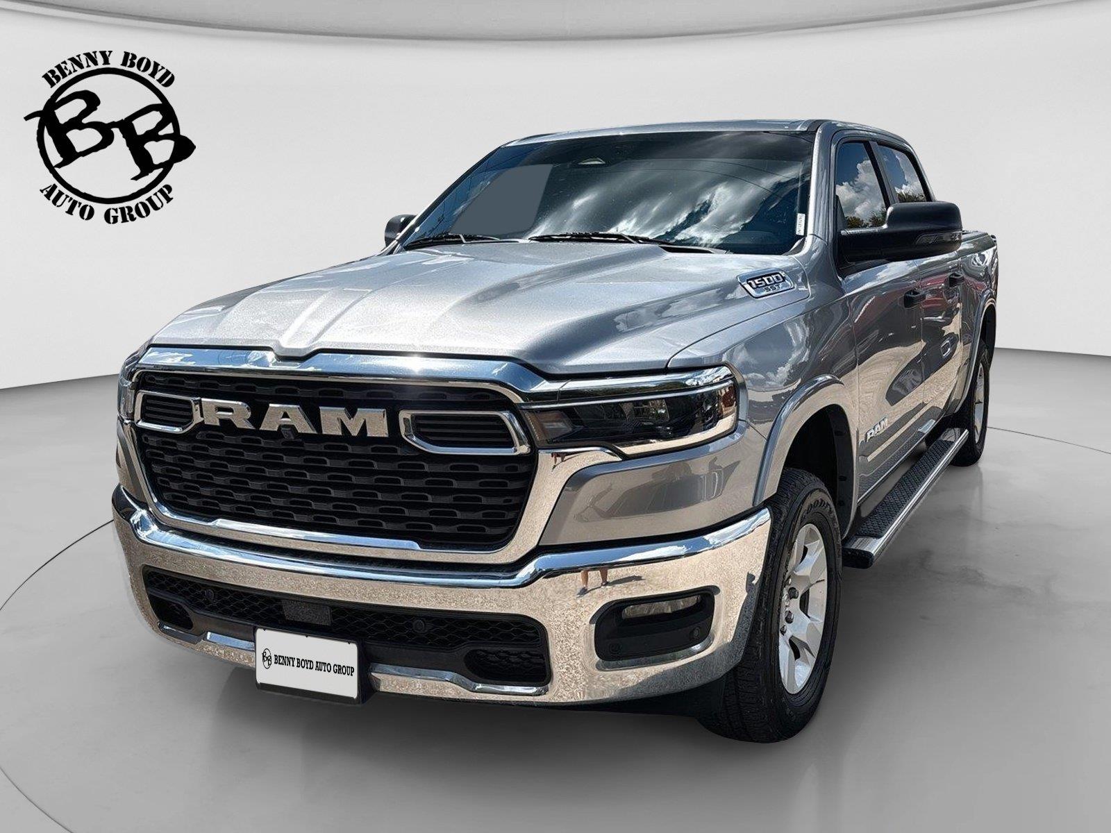 Billet Silver Metallic Clearcoat 2025 RAM 1500 Pickup Truck 4X2 8-Speed Automatic