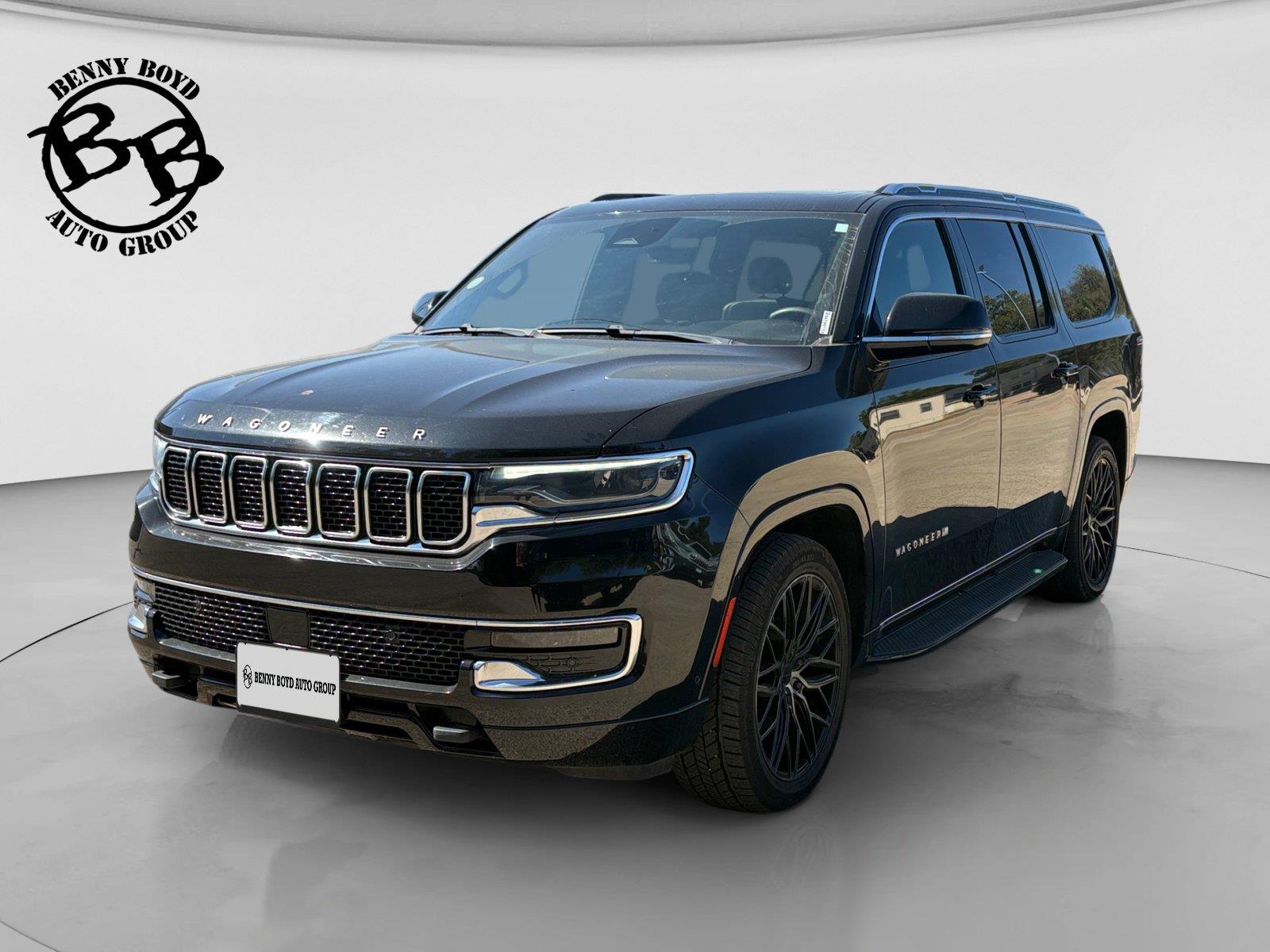 Diamond Black Crystal Pearlcoat 2024 Jeep Wagoneer L SUV / Crossover Four-Wheel Drive 8-Speed Automatic