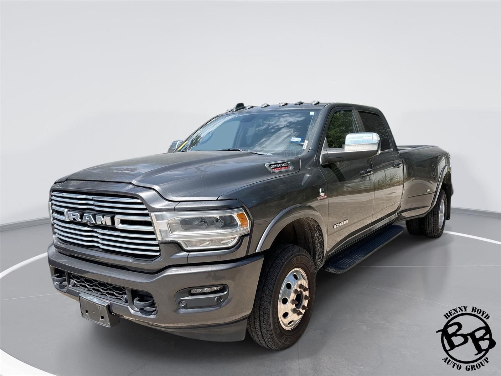 Gray (Granite Crystal Metallic Clearcoat) 2022 RAM 3500 Pickup Truck Four-Wheel Drive 6-Speed Automatic