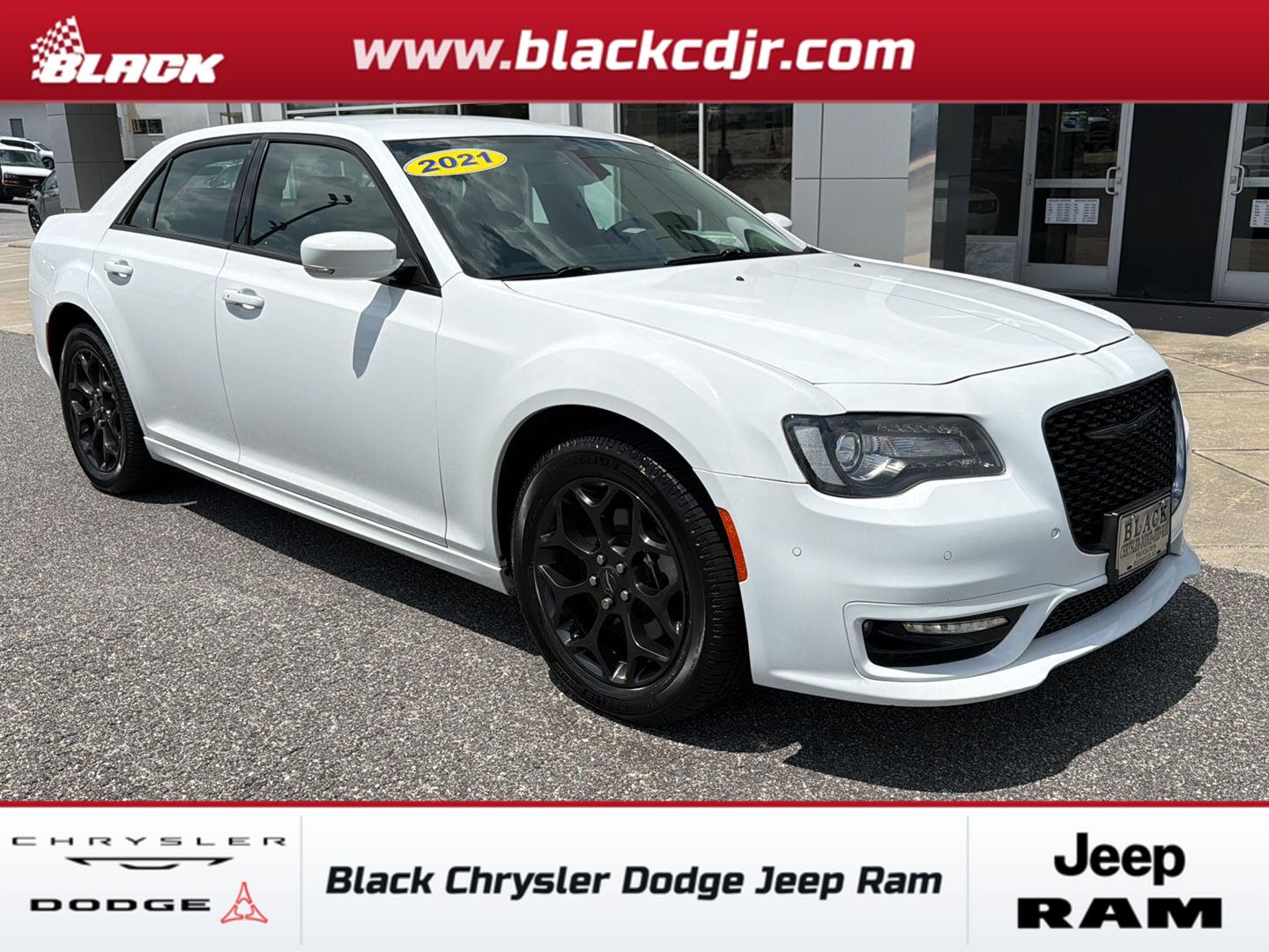 Bright White Clearcoat 2021 Chrysler 300 Sedan All-Wheel Drive 8-Speed Automatic