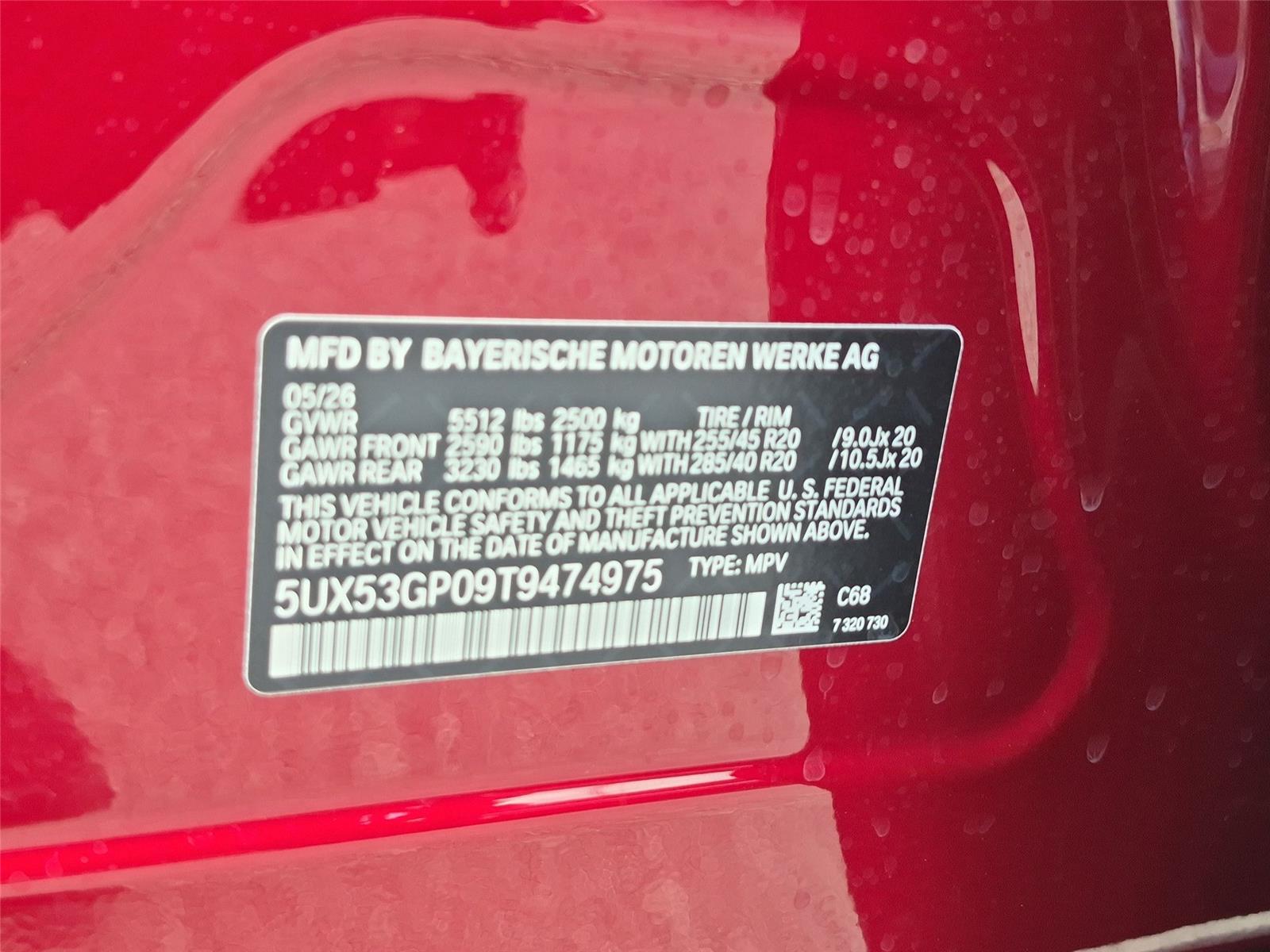 New 2026 Vegas Red Metallic BMW 30 xDrive image 39